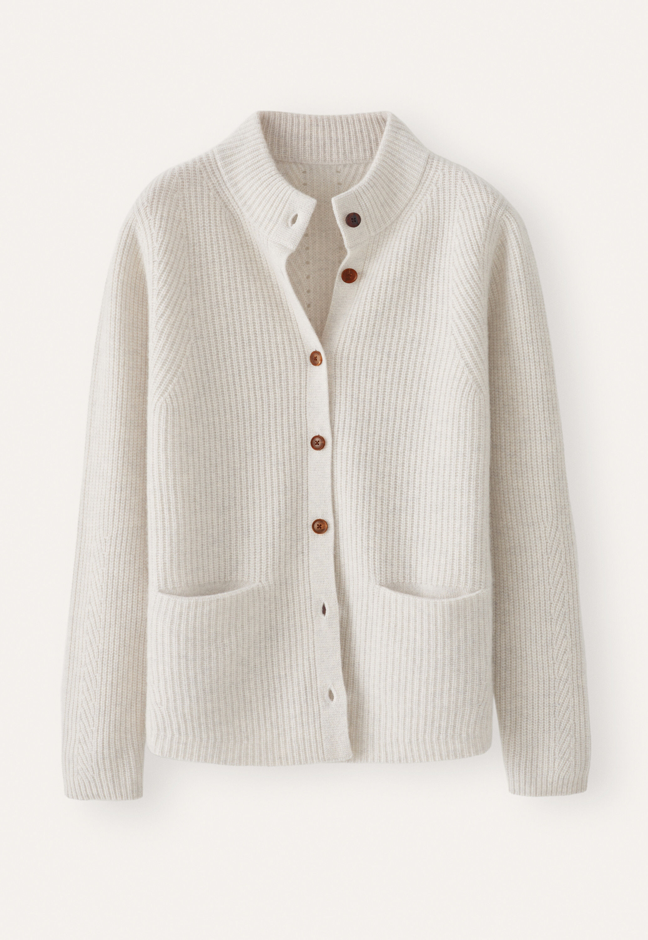 Rippstrick-Cardigan