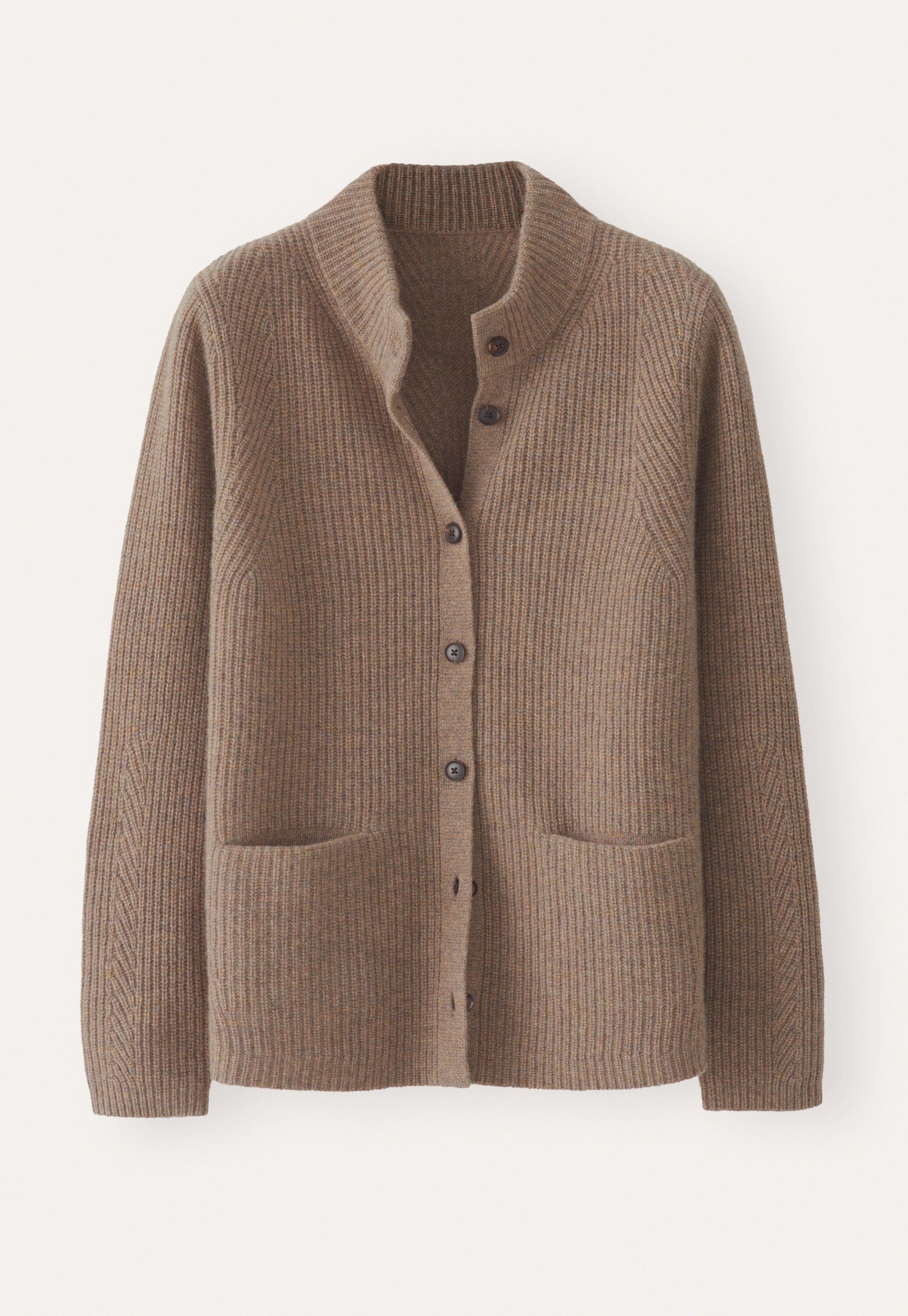 Rippstrick-Cardigan