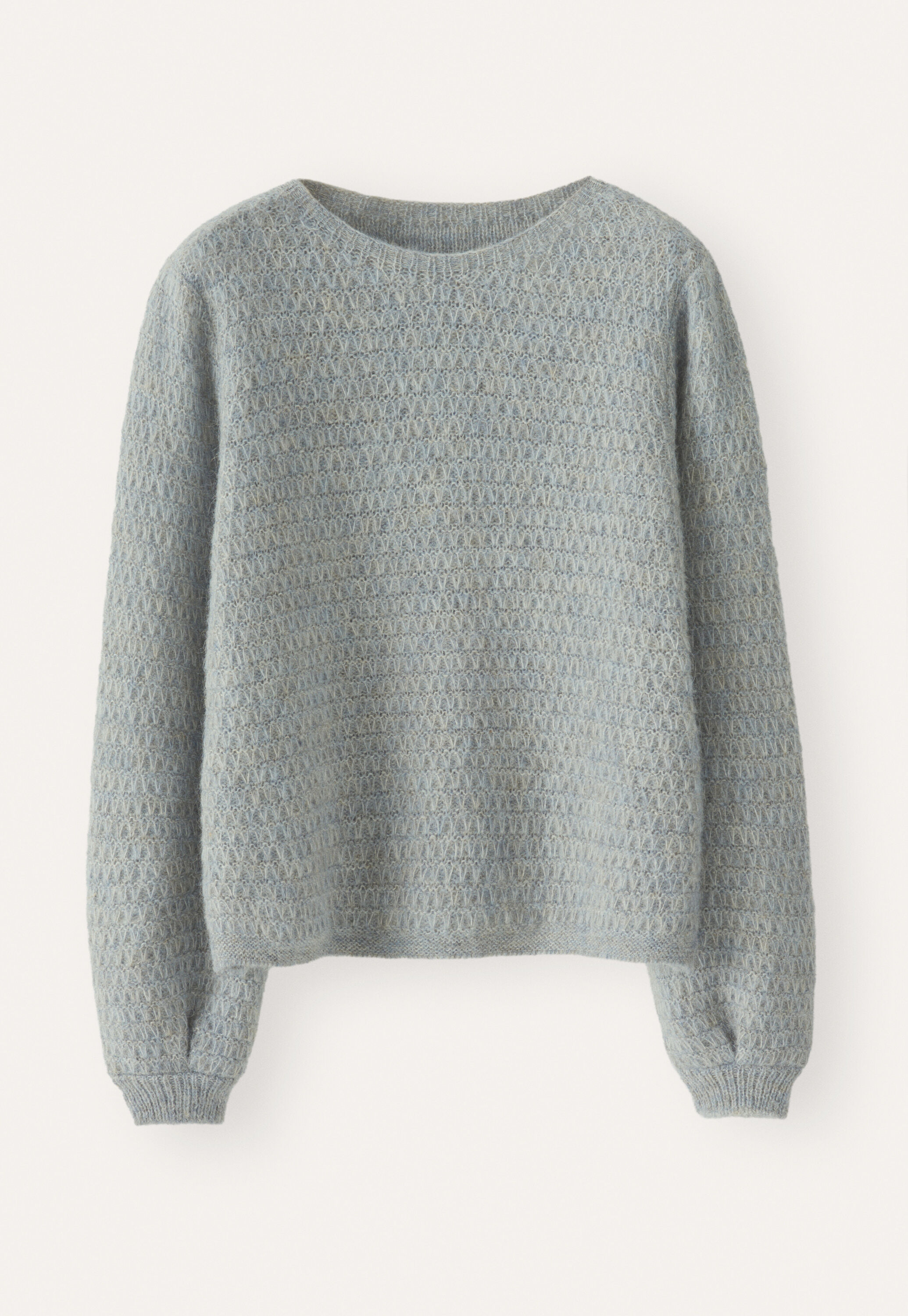 Fangmuster-Pullover