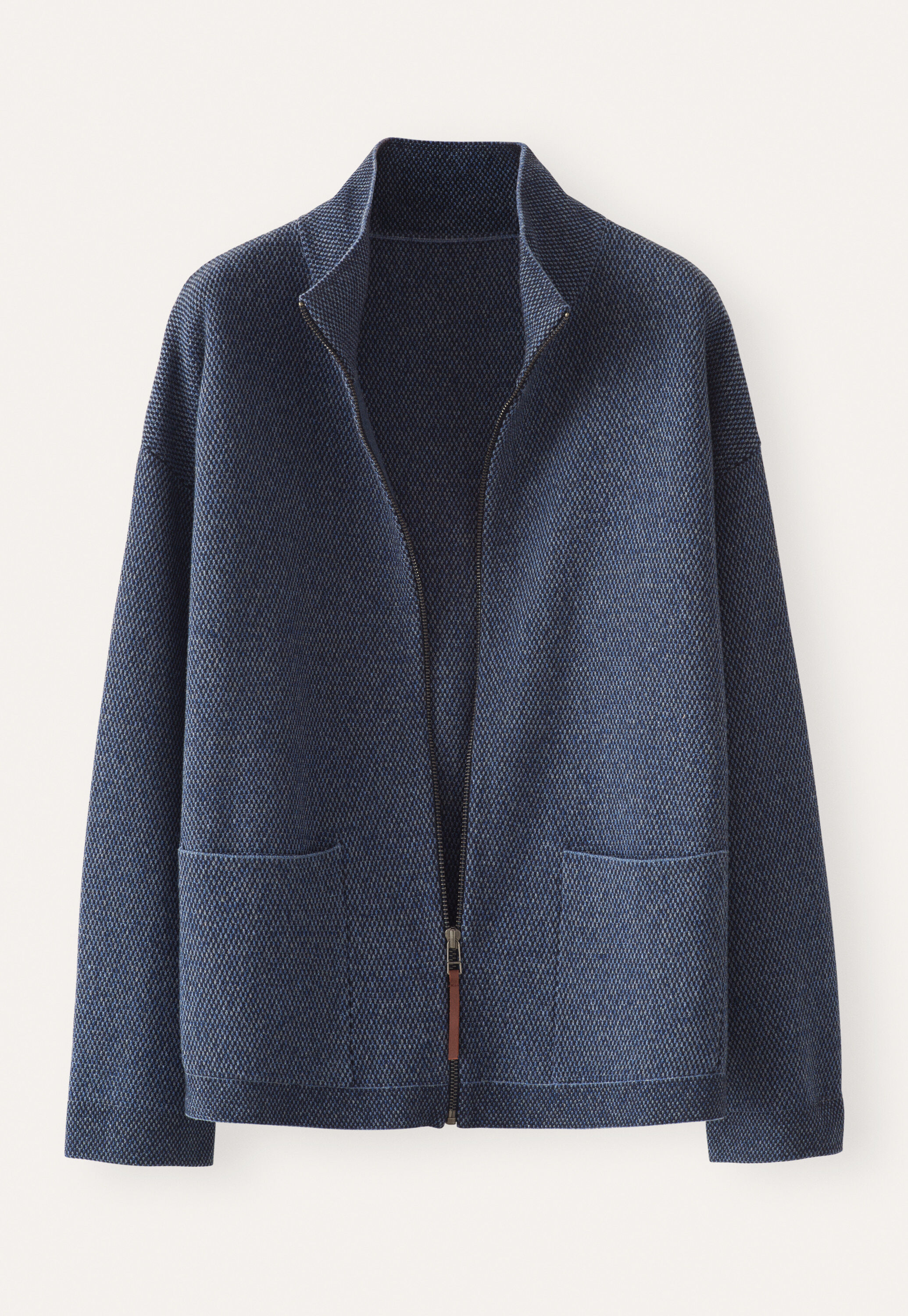 Rei&szlig;verschluss-Strickjacke