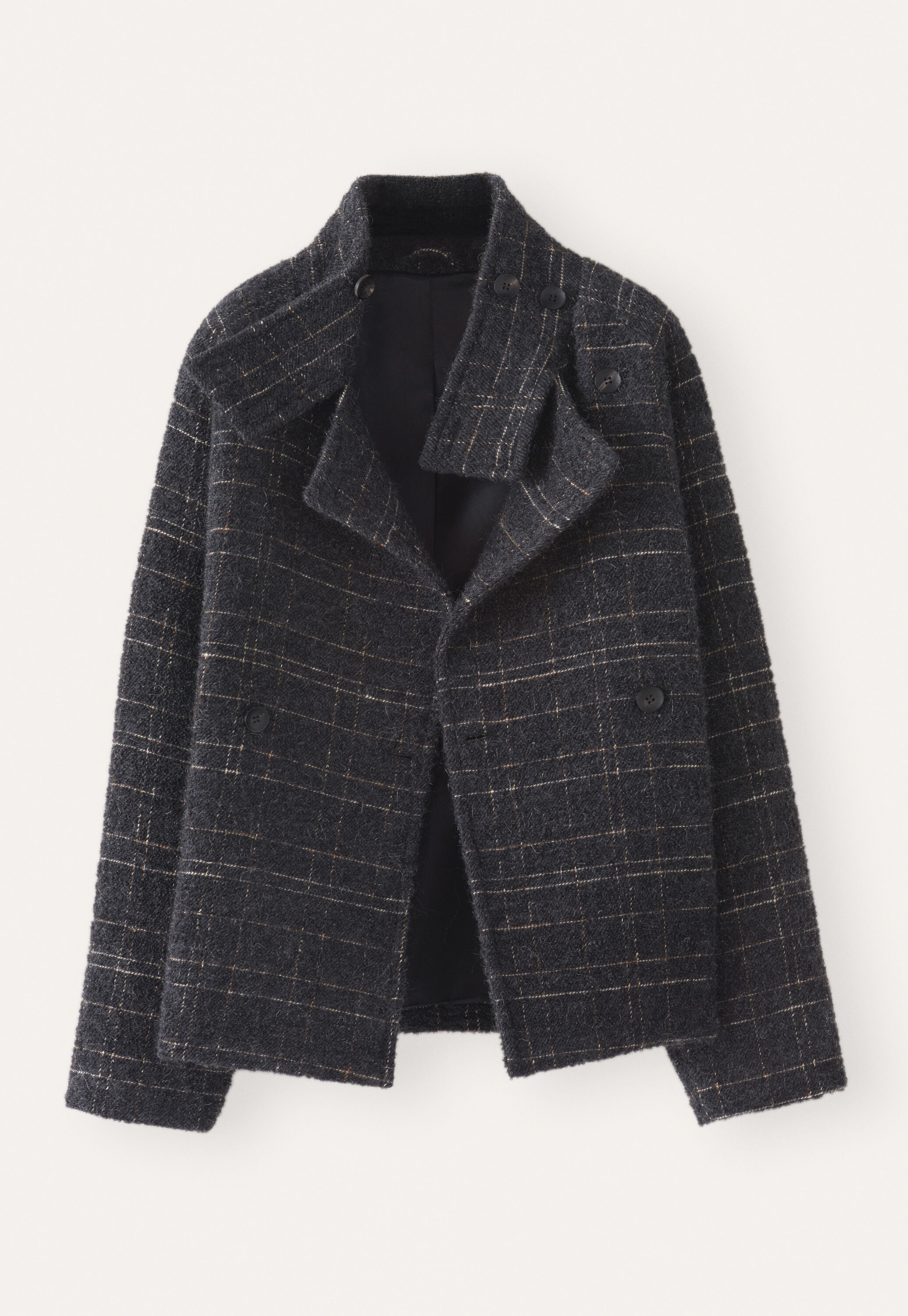 Karierte Jacke