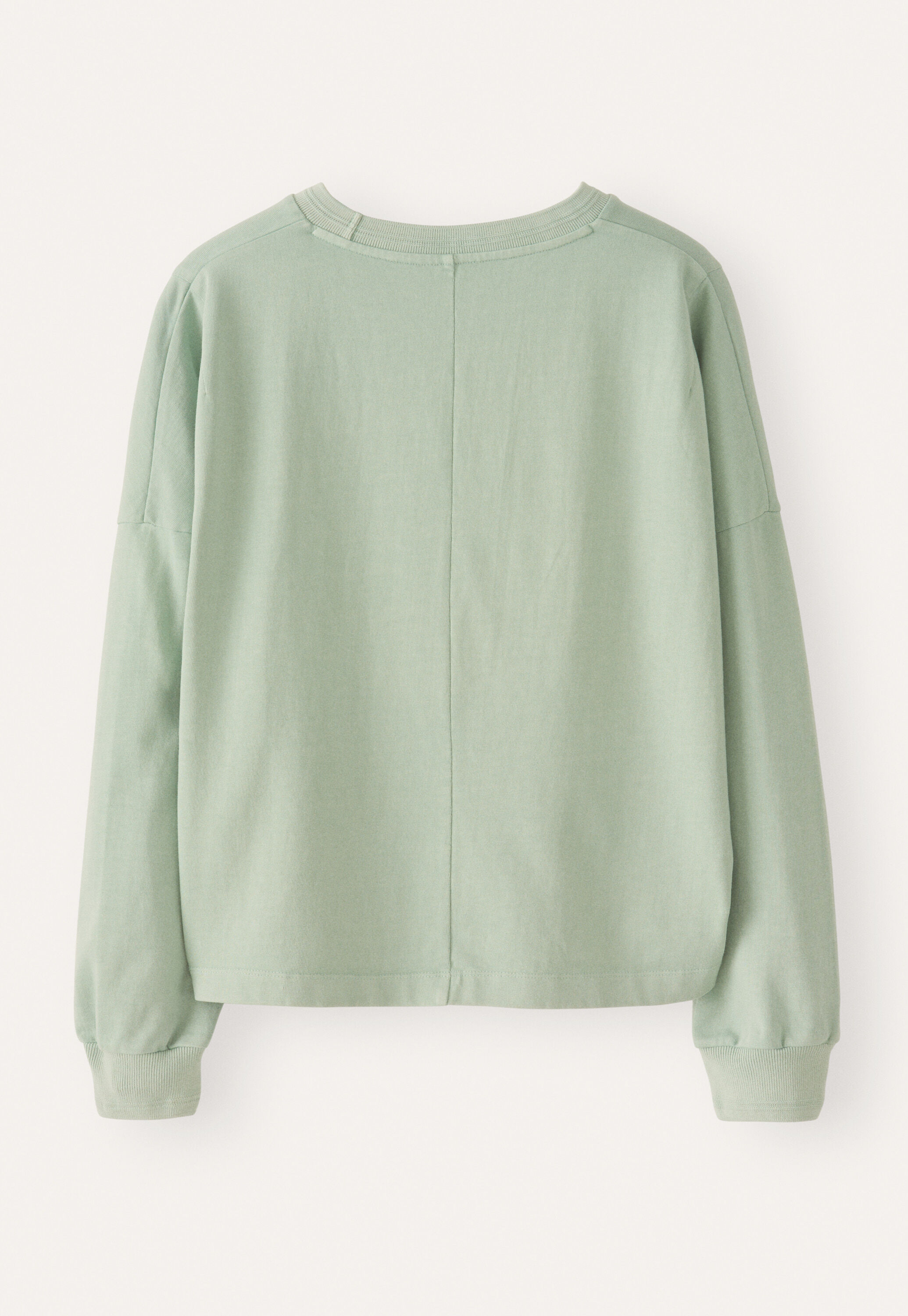 Sweatshirt aus pigmentgef&auml;rbtem Jersey
