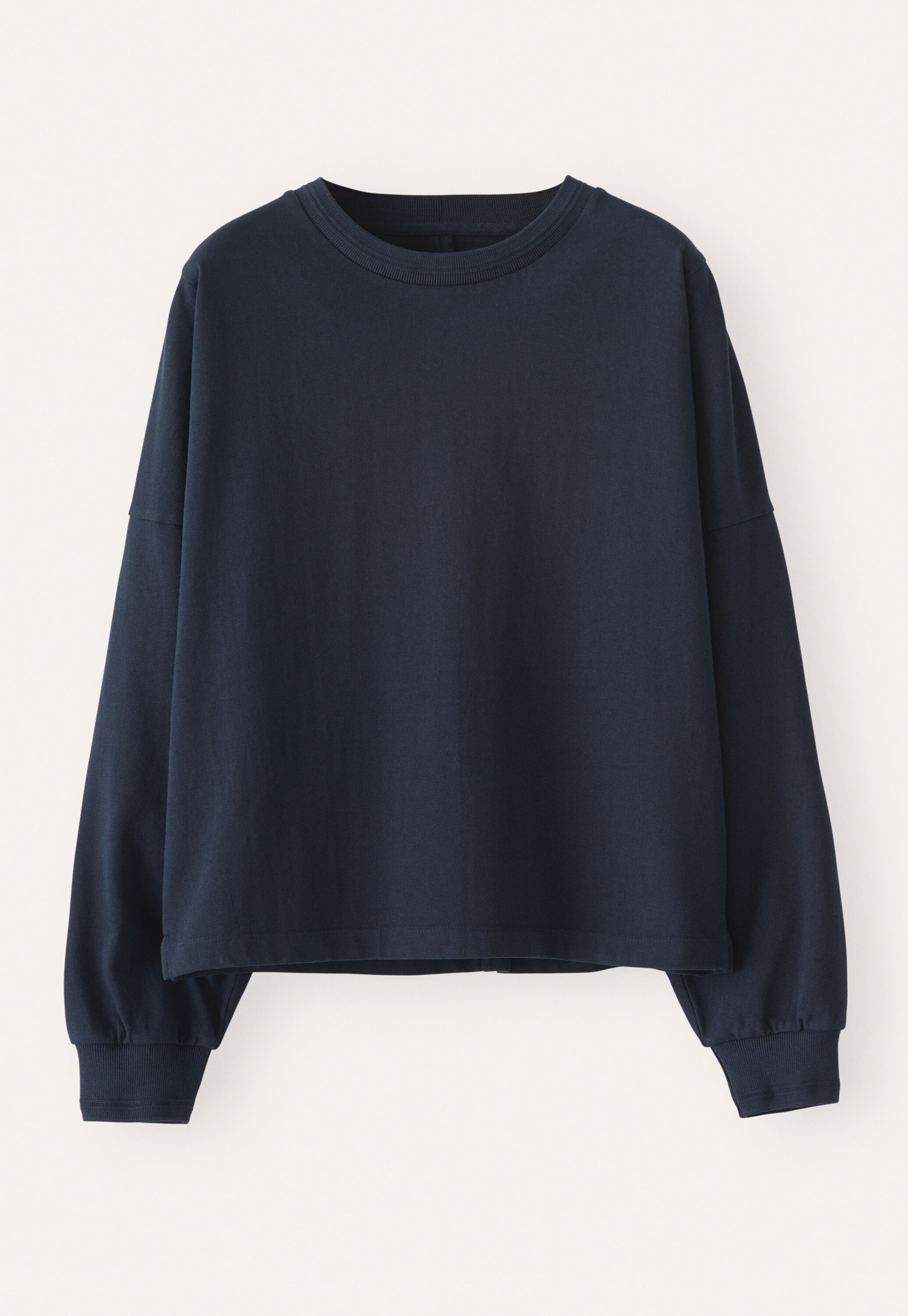 Sweatshirt aus pigmentgef&auml;rbtem Jersey
