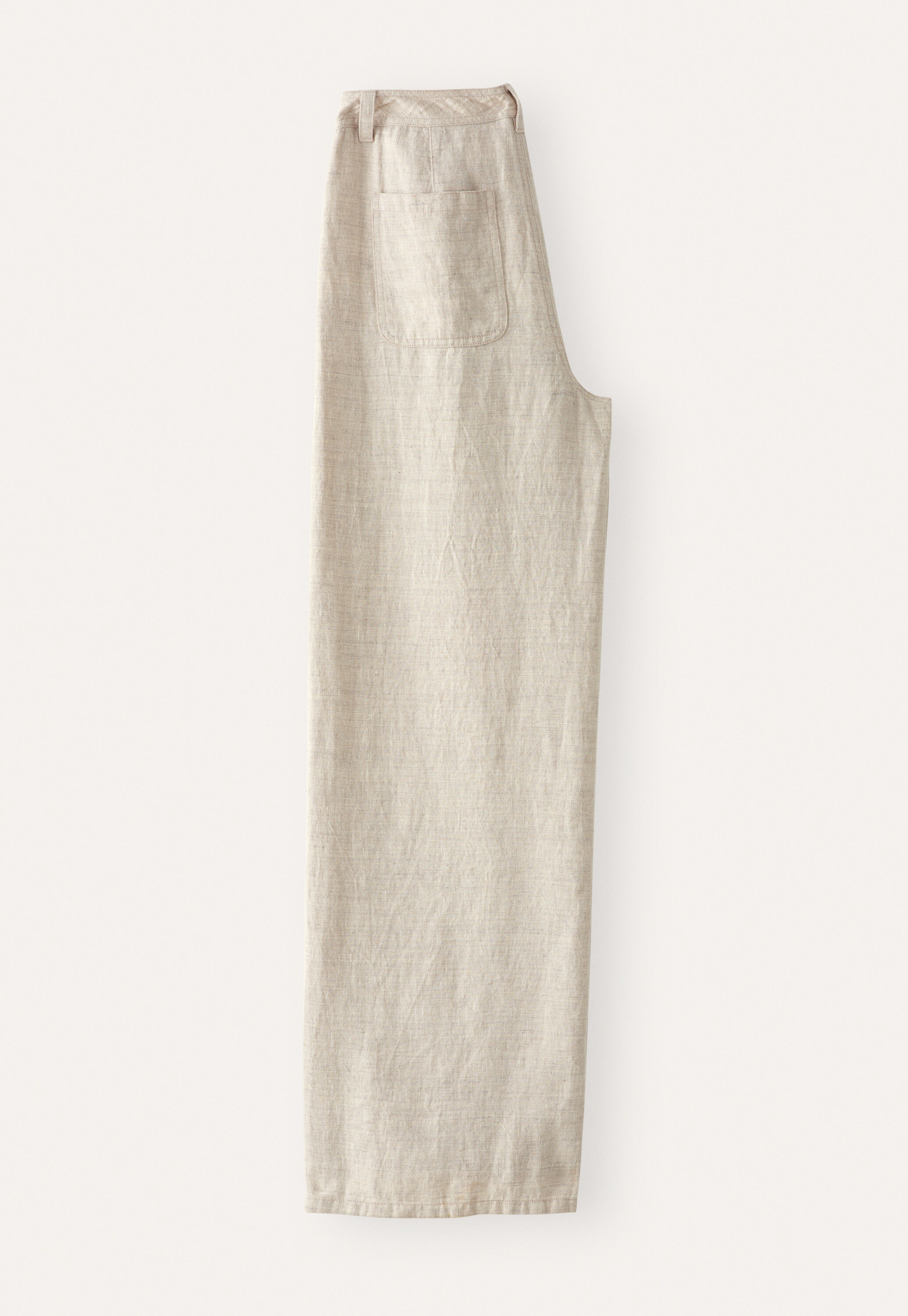 Weite Hose mit geradem Bein
