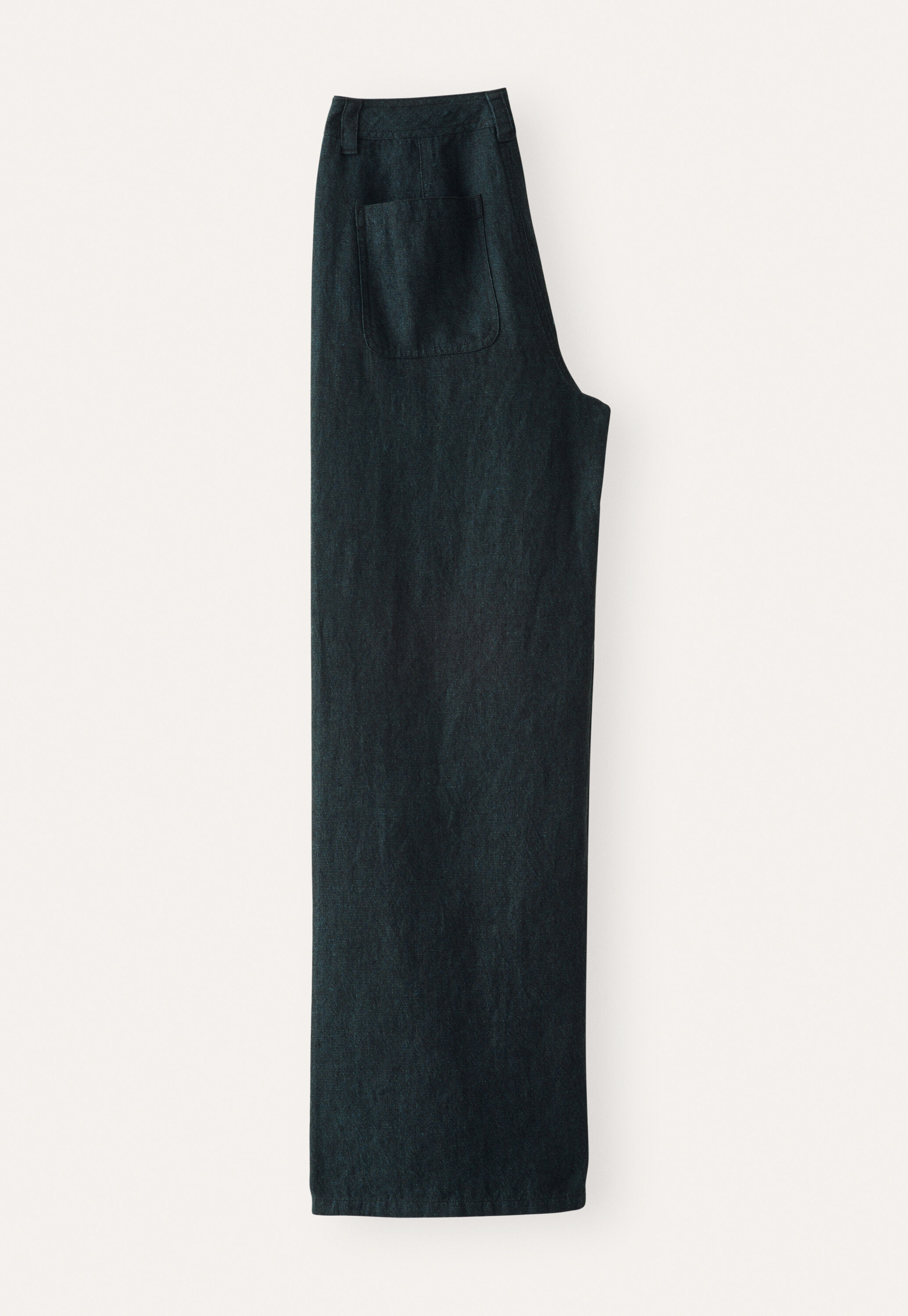 Weite Hose mit geradem Bein