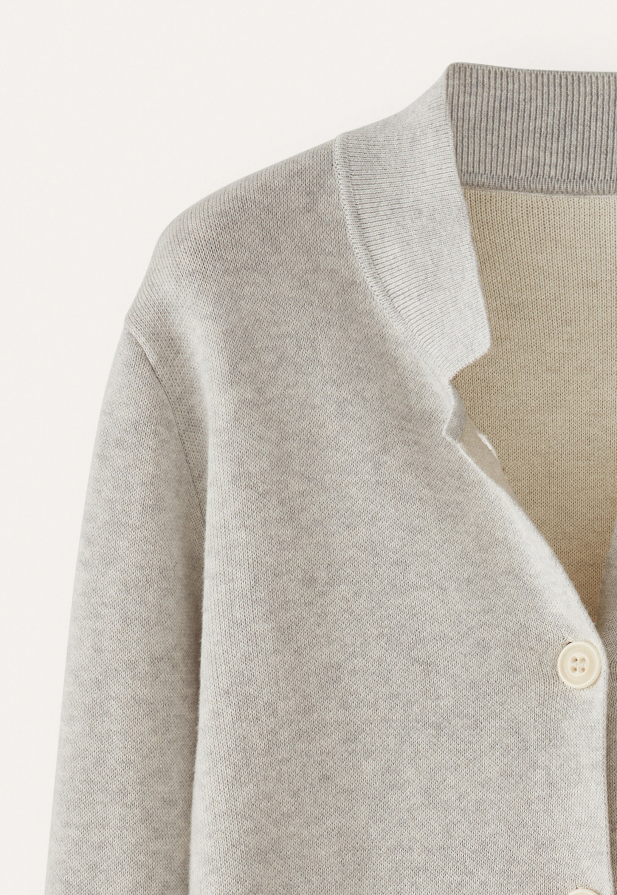 Doppelt gestrickte Jacke