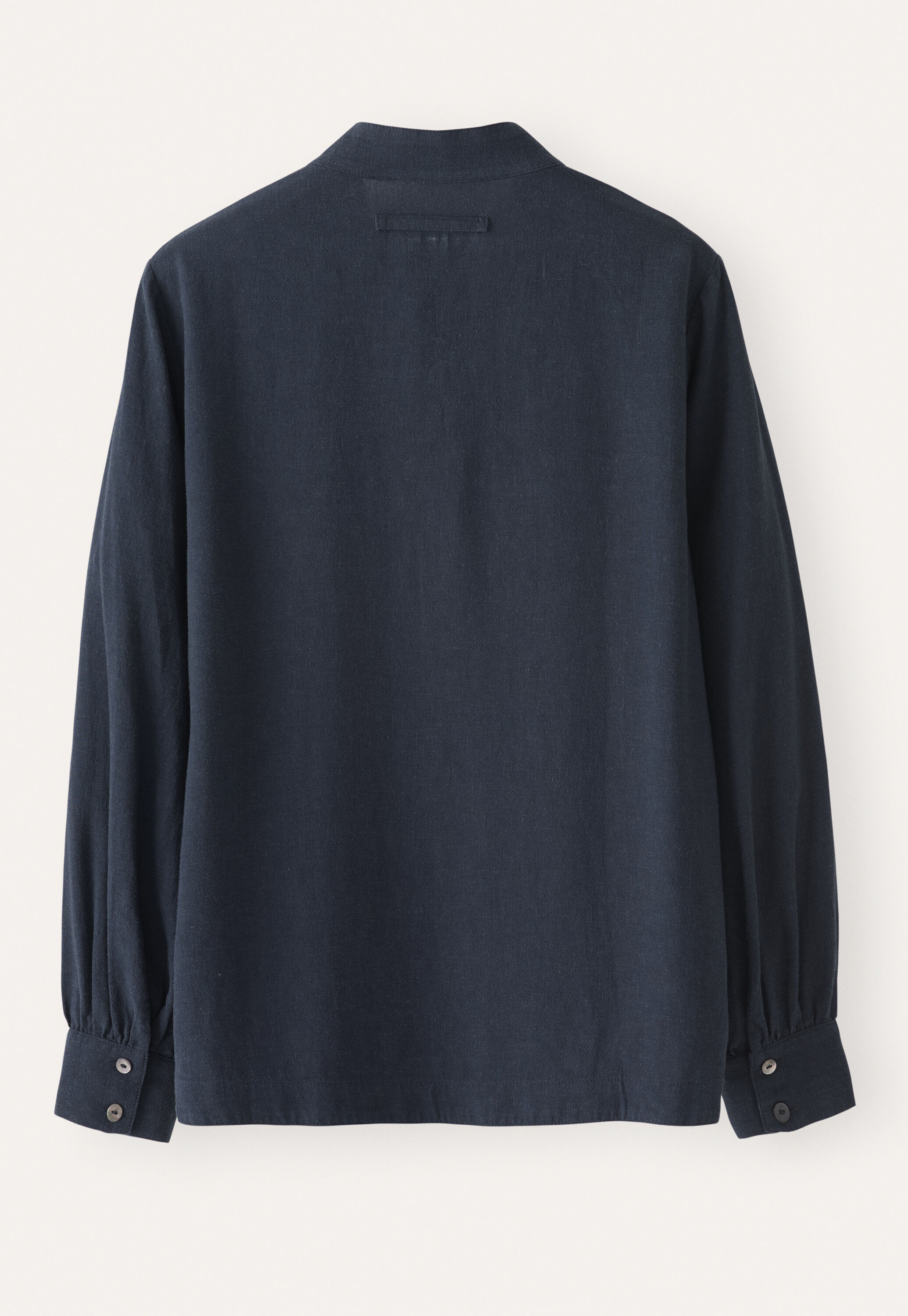 Bluse mit Trichterkragen
