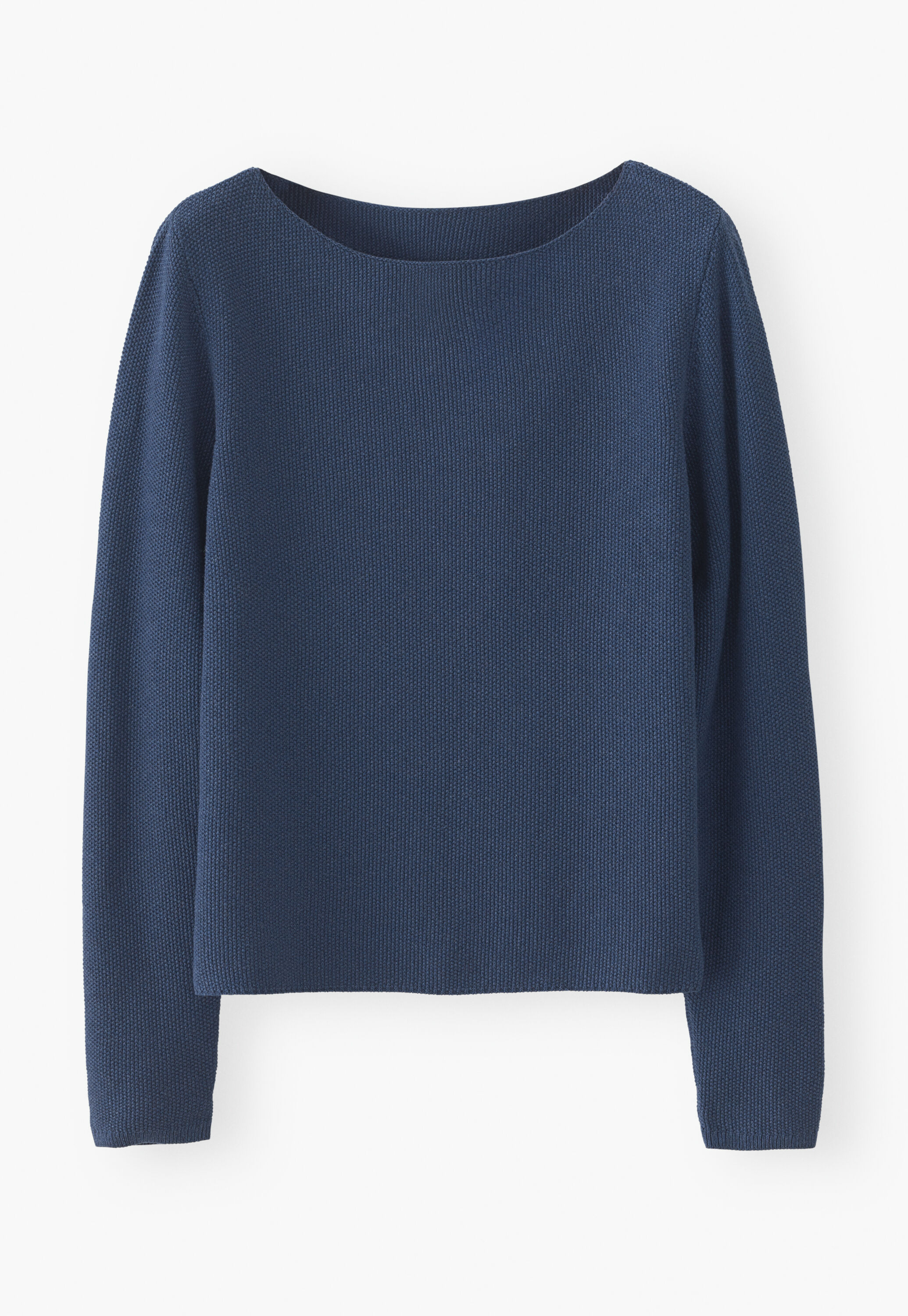 Pullover mit U-Boot-Ausschnitt