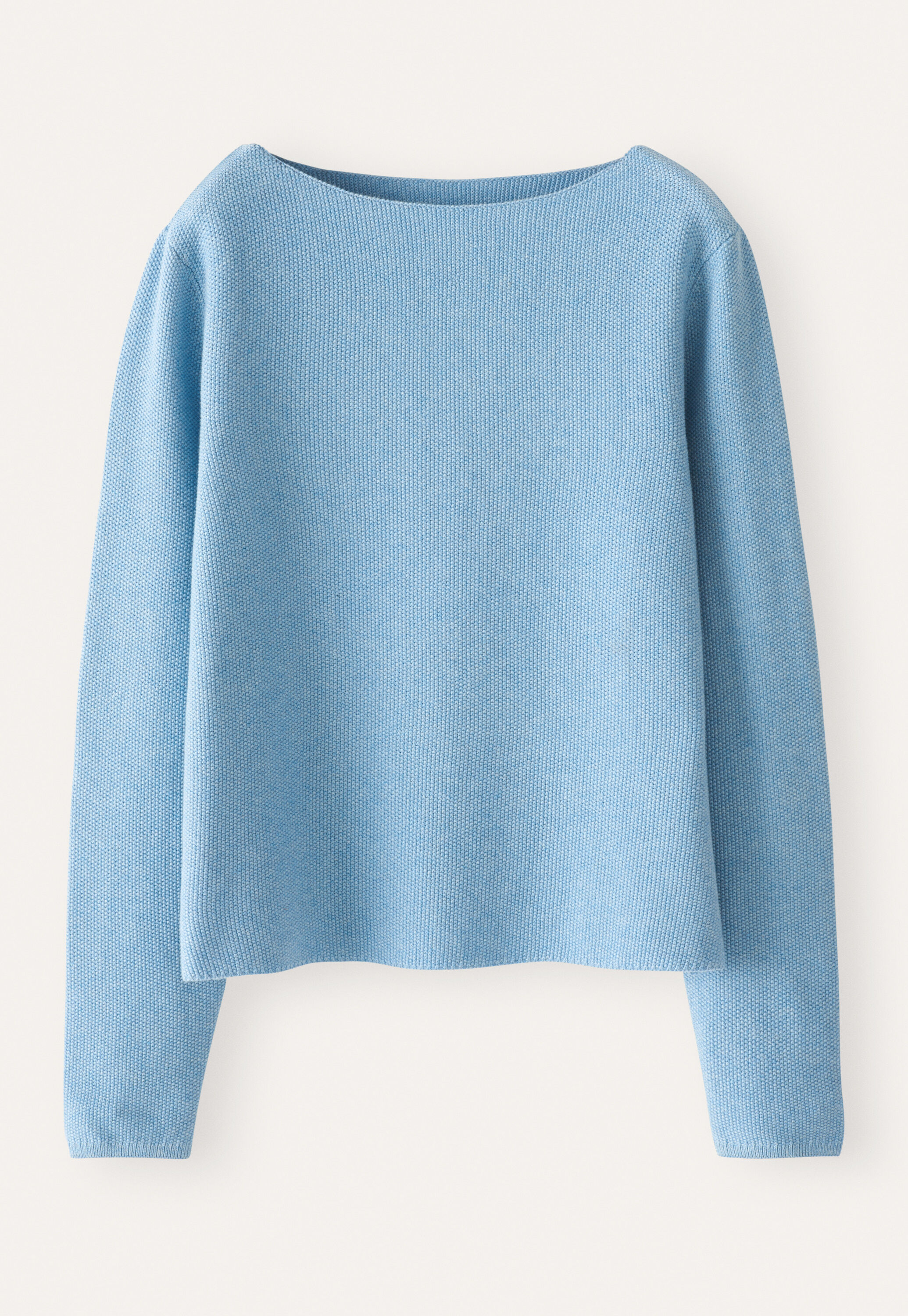 Pullover mit U-Boot-Ausschnitt