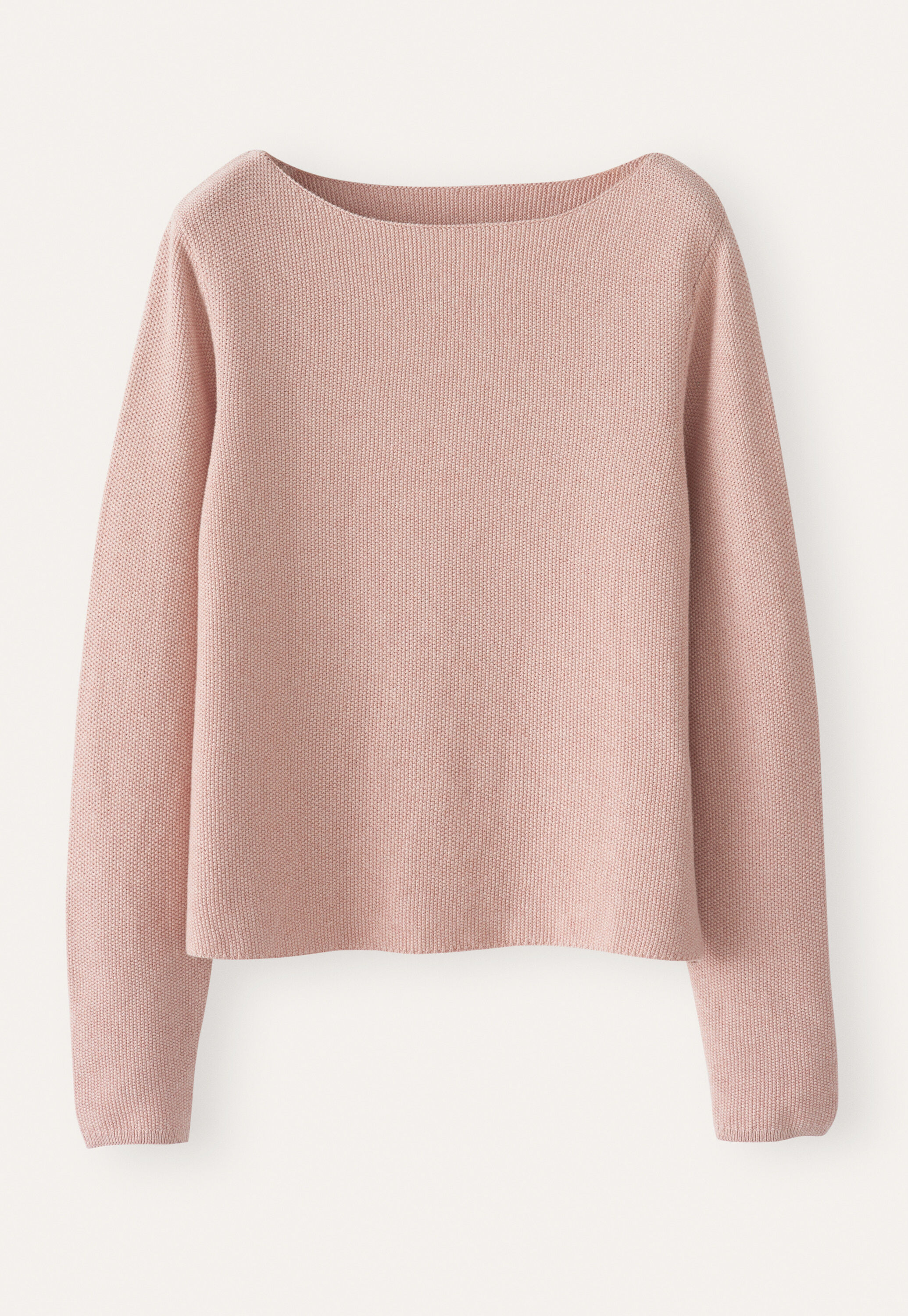 Pullover mit U-Boot-Ausschnitt