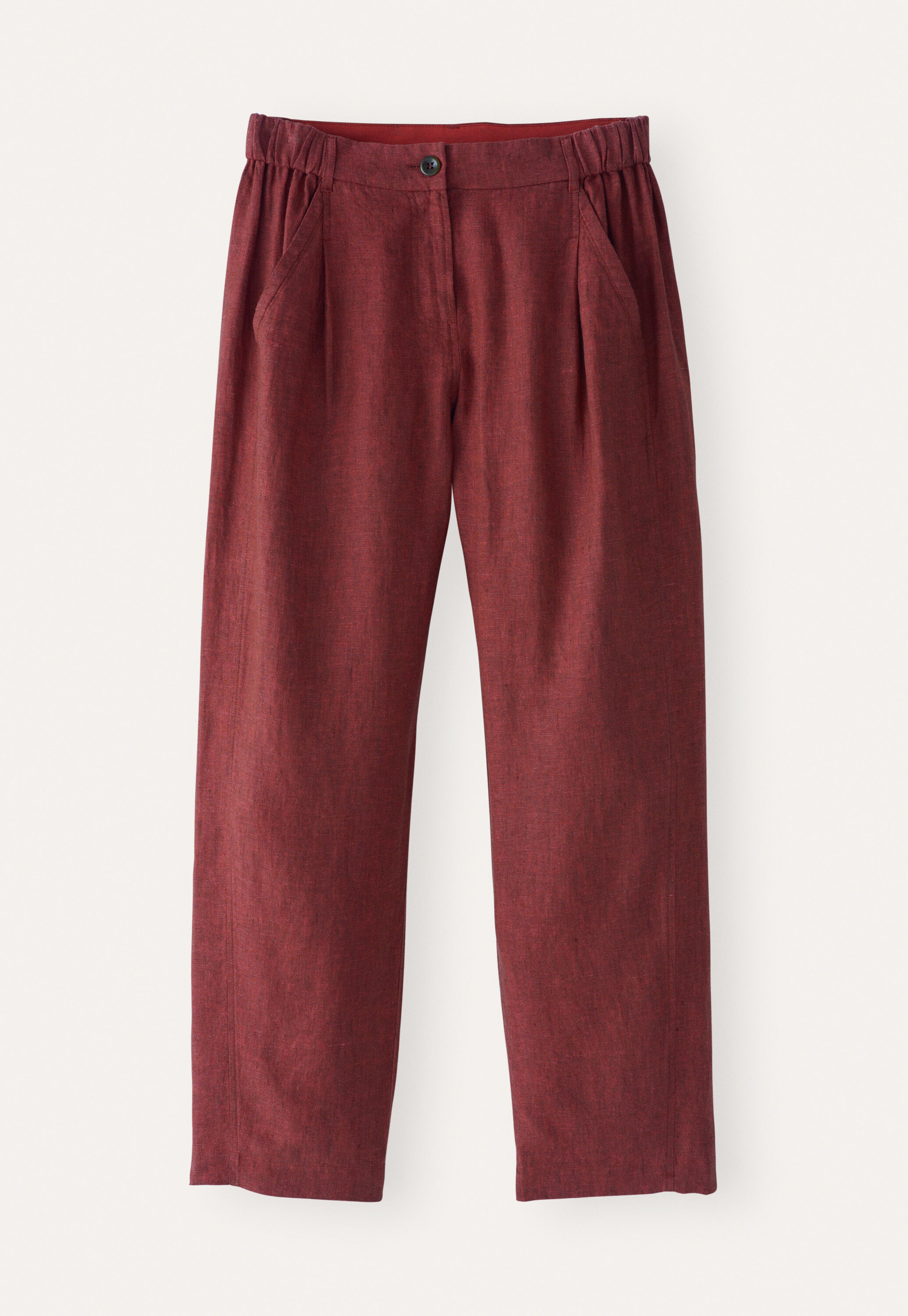 K&uuml;rzere, schmal zulaufende Hose