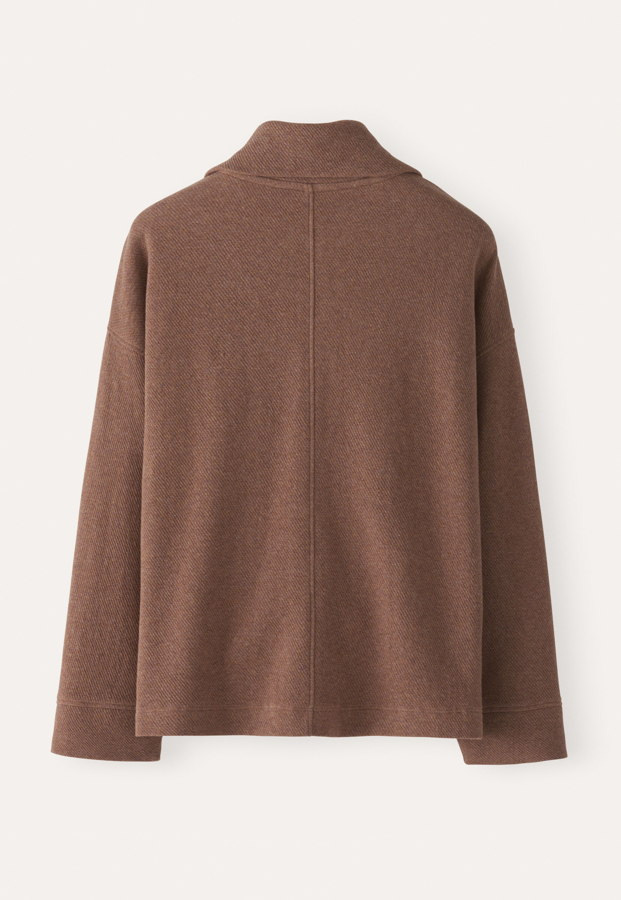 Jersey-Jacke mit Frontrei&szlig;verschluss