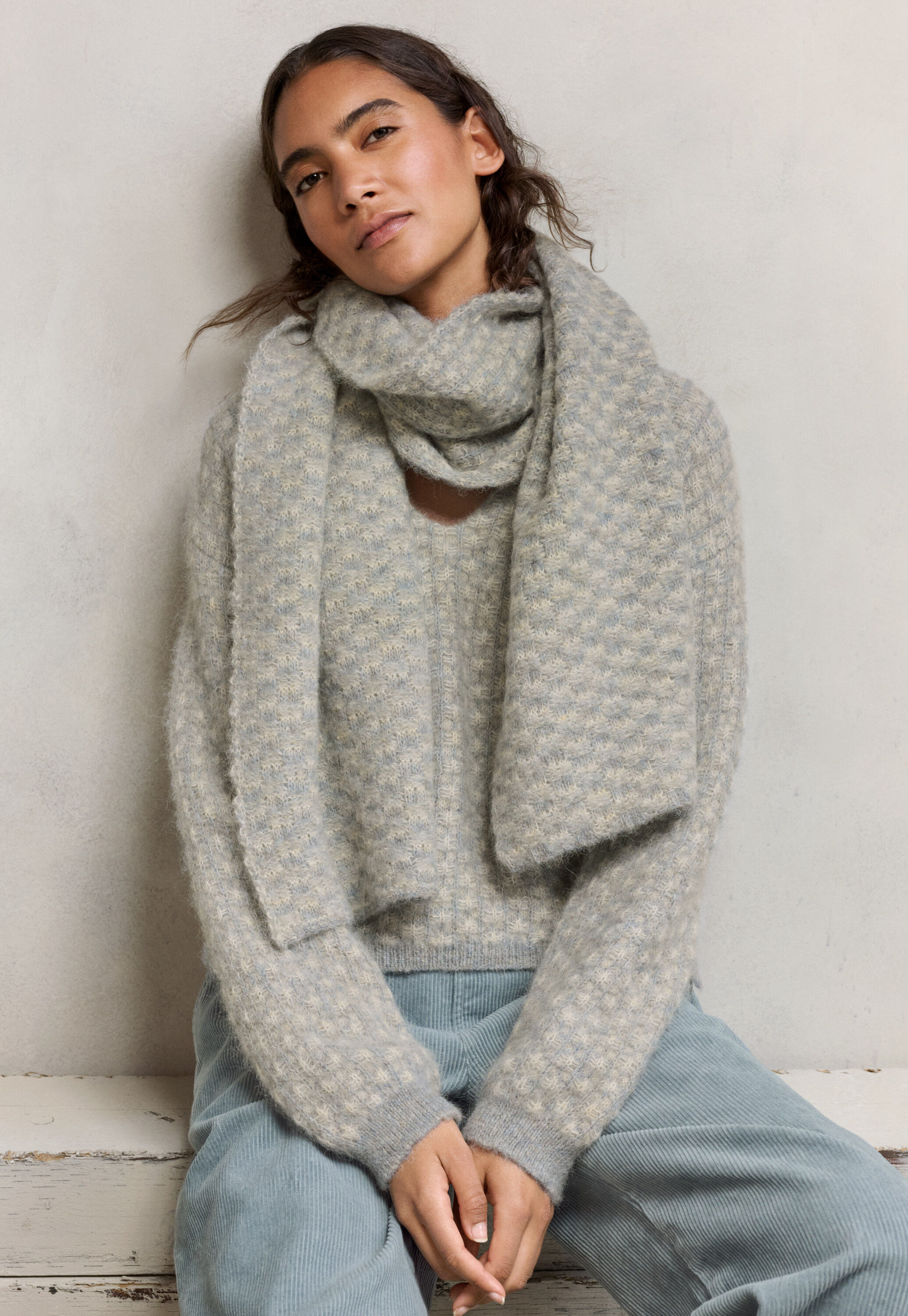 Gemusterter Pullover
