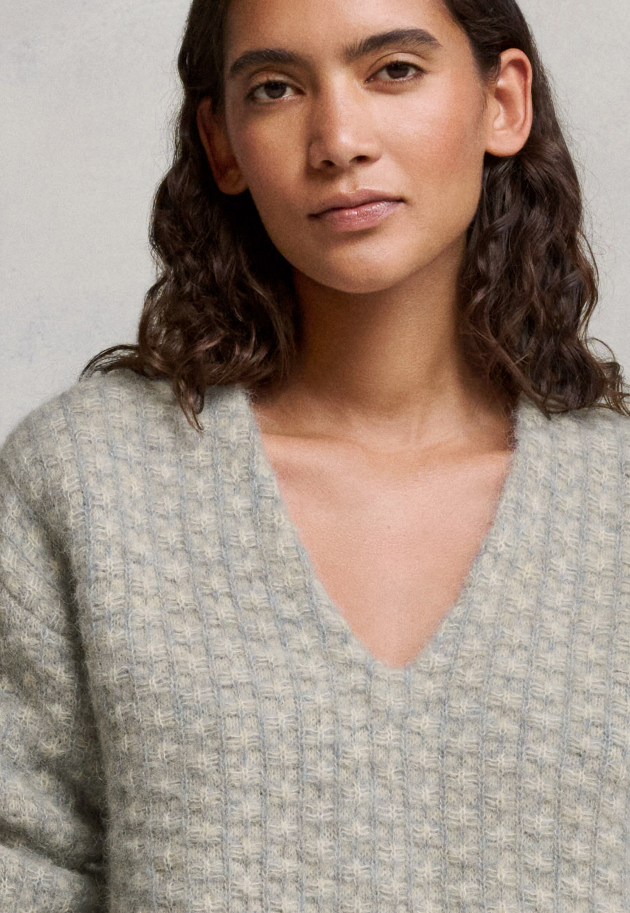 Gemusterter Pullover