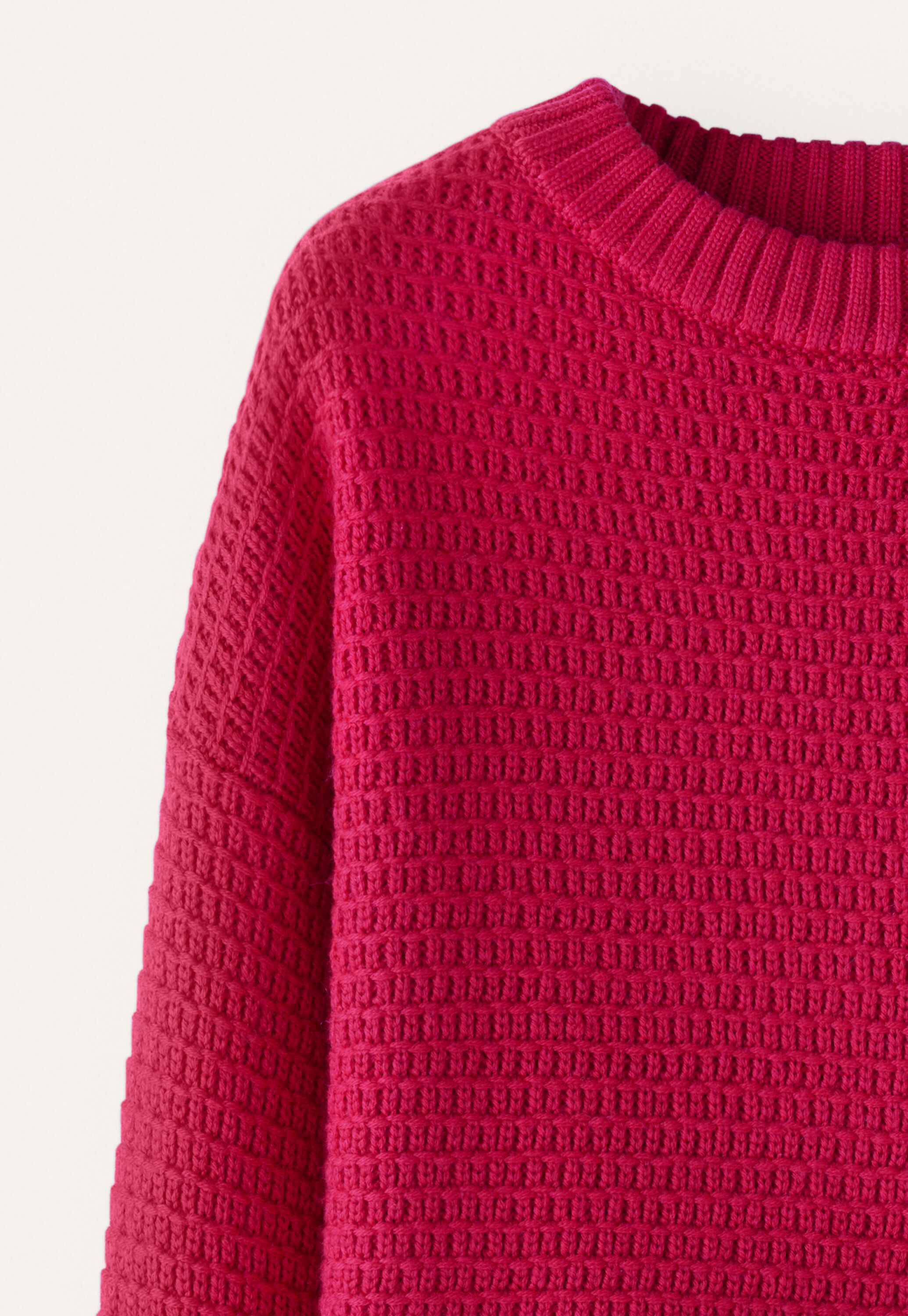 Pullover im Fangmuster