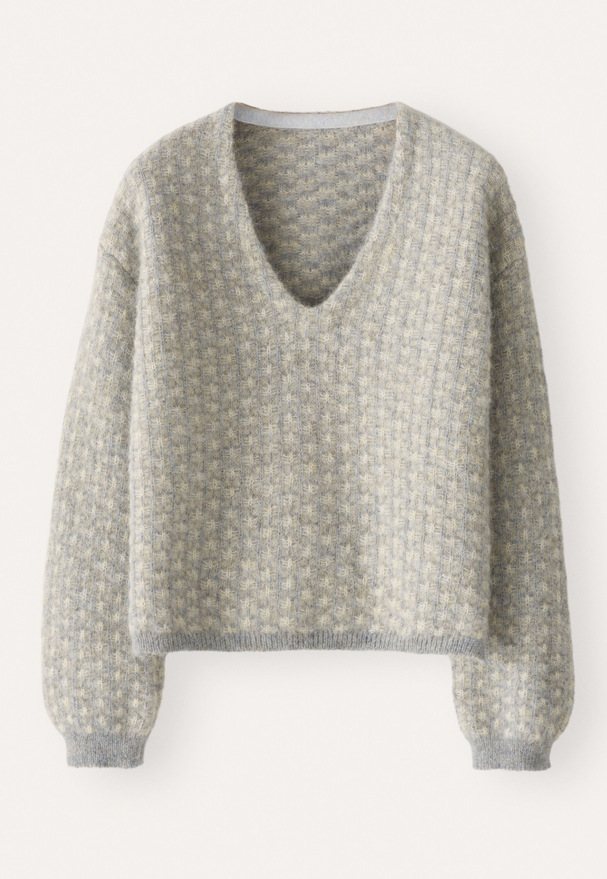 Gemusterter Pullover