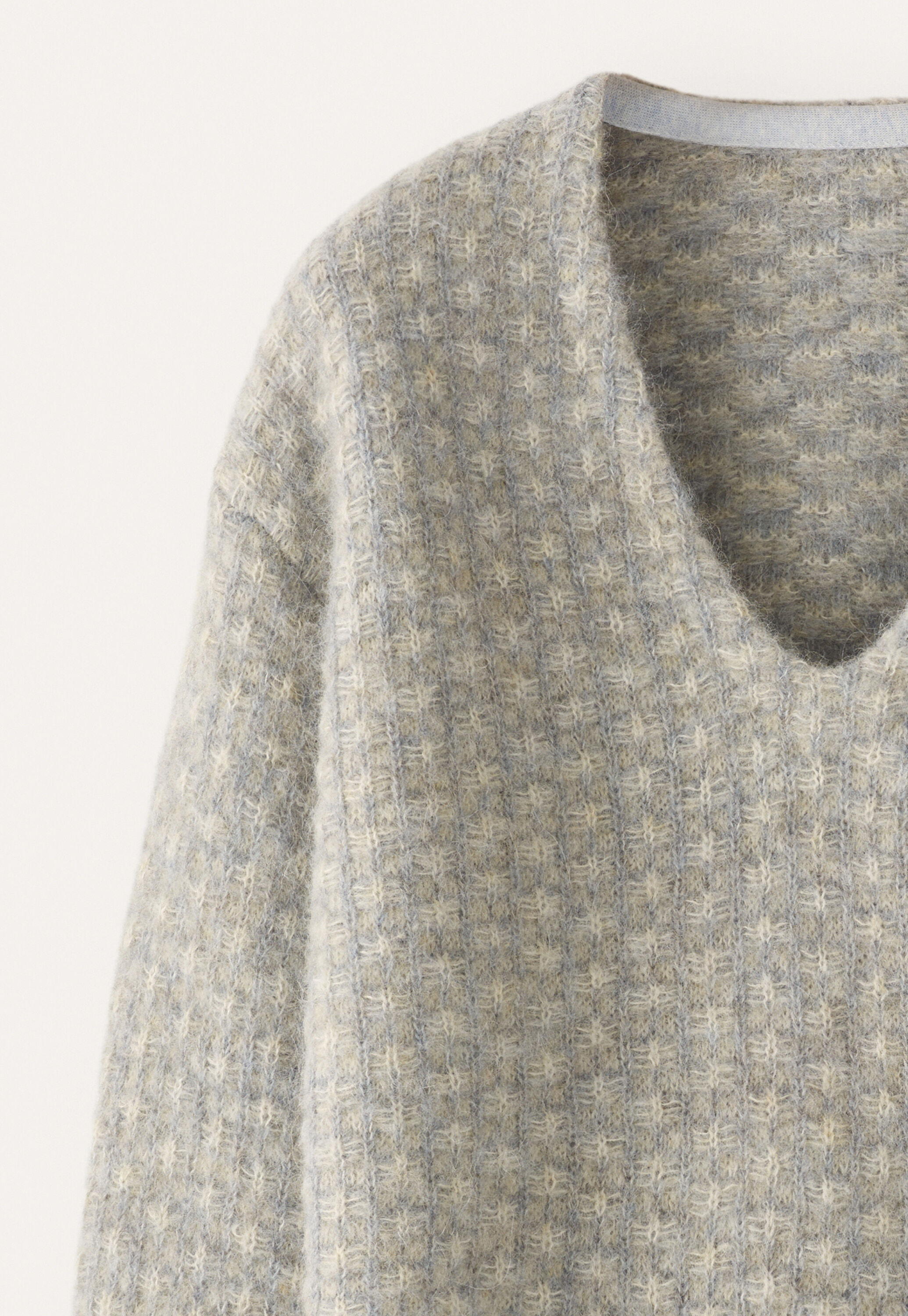 Gemusterter Pullover