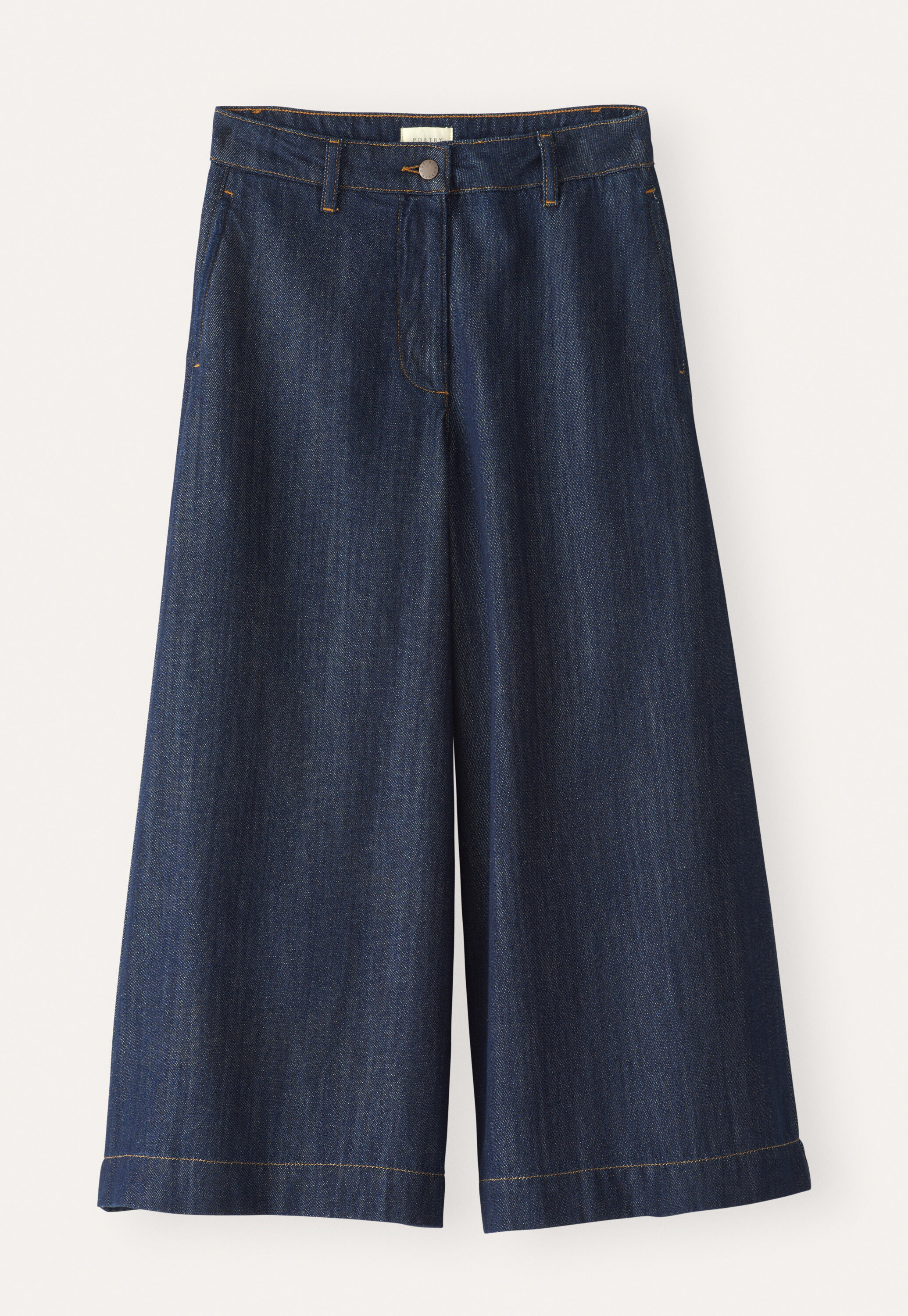 Denim-Culotte