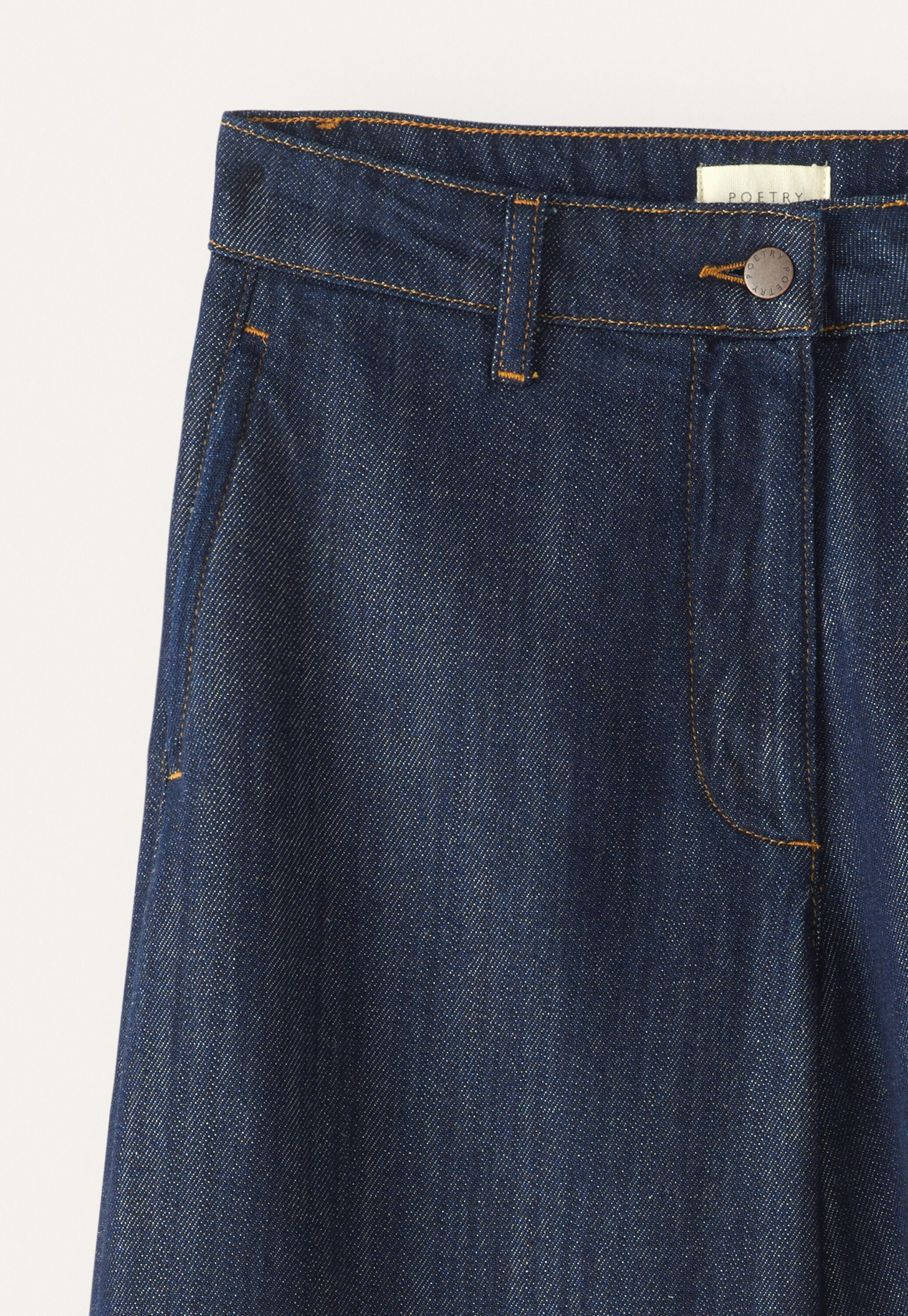 Denim-Culotte