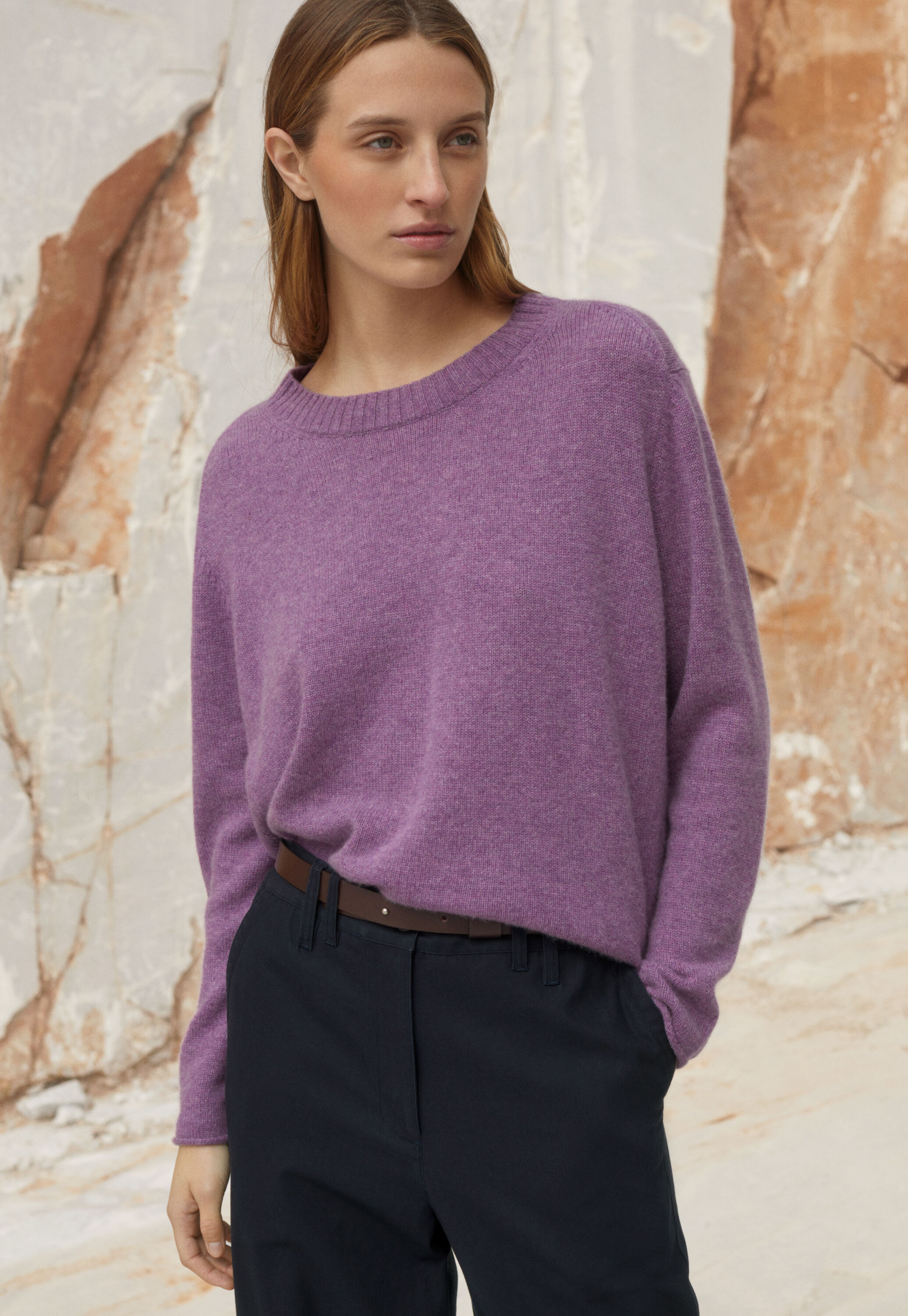 Pullover mit Rundhalsausschnitt