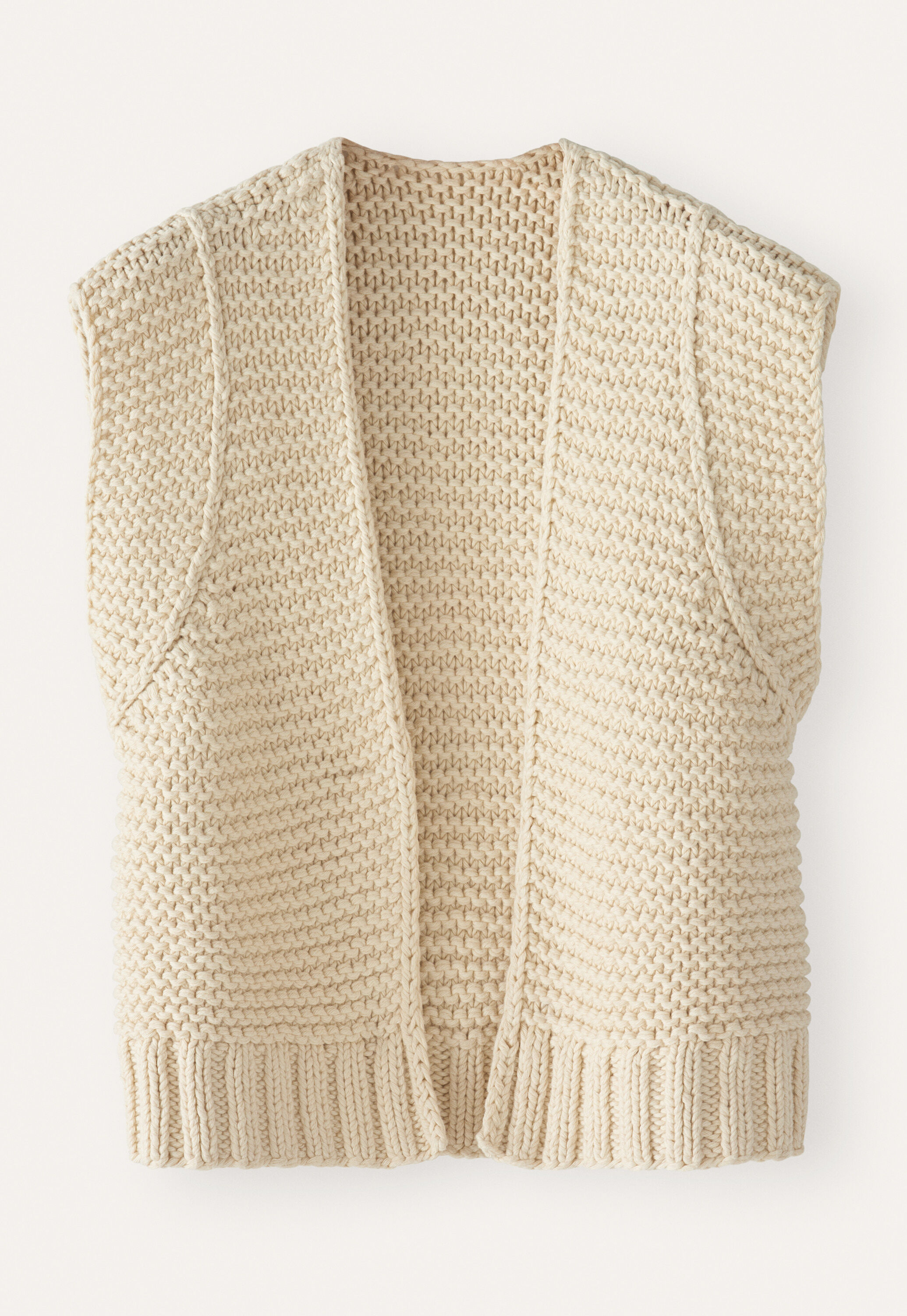Handgestrickte Weste