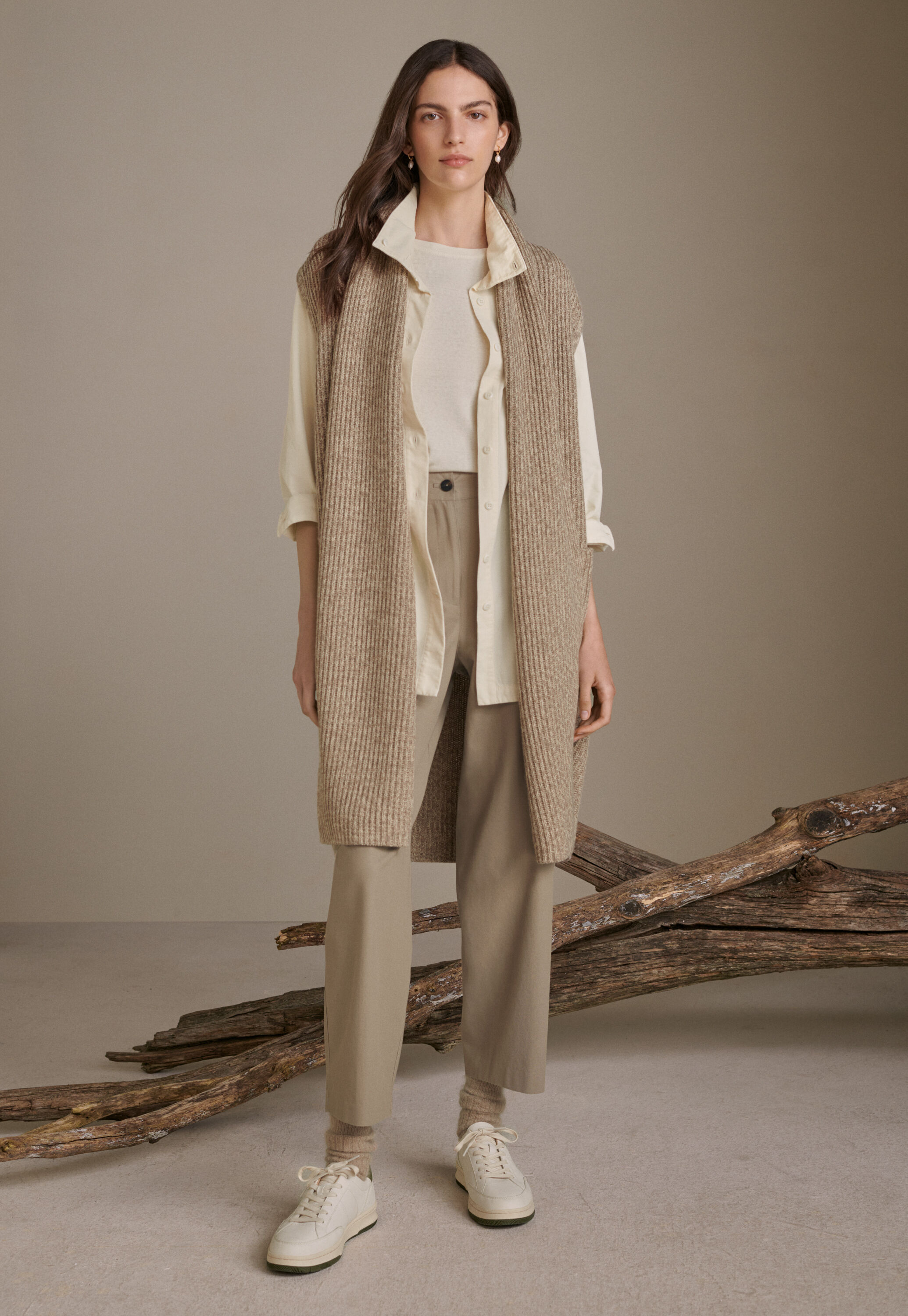 &Auml;rmelloser Cardigan