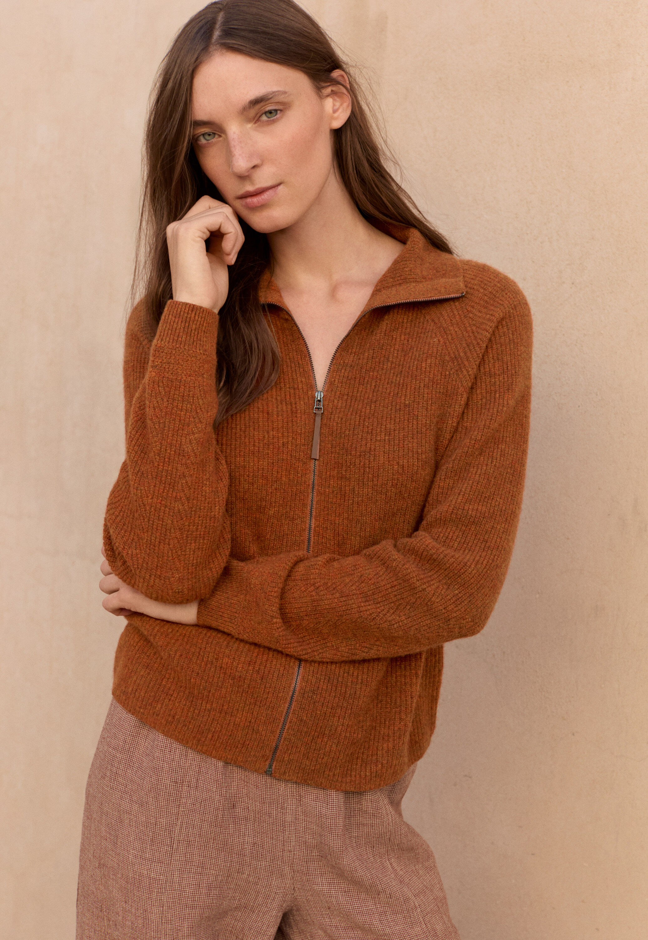 Cardigan mit Rei&szlig;verschluss