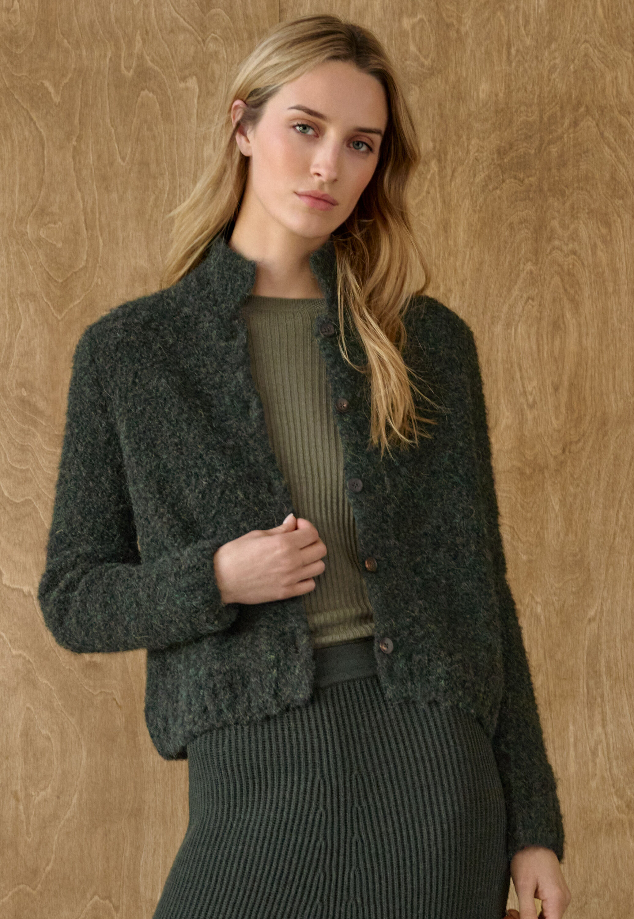 Durchgekn&ouml;pfter Pullover