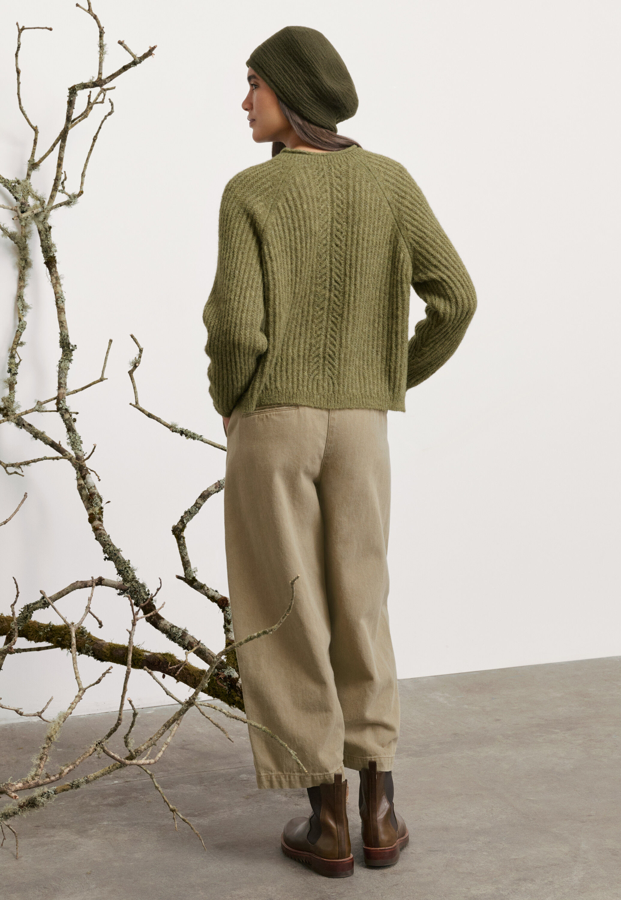 Baumwoll-Jeans mit Abn&auml;hern
