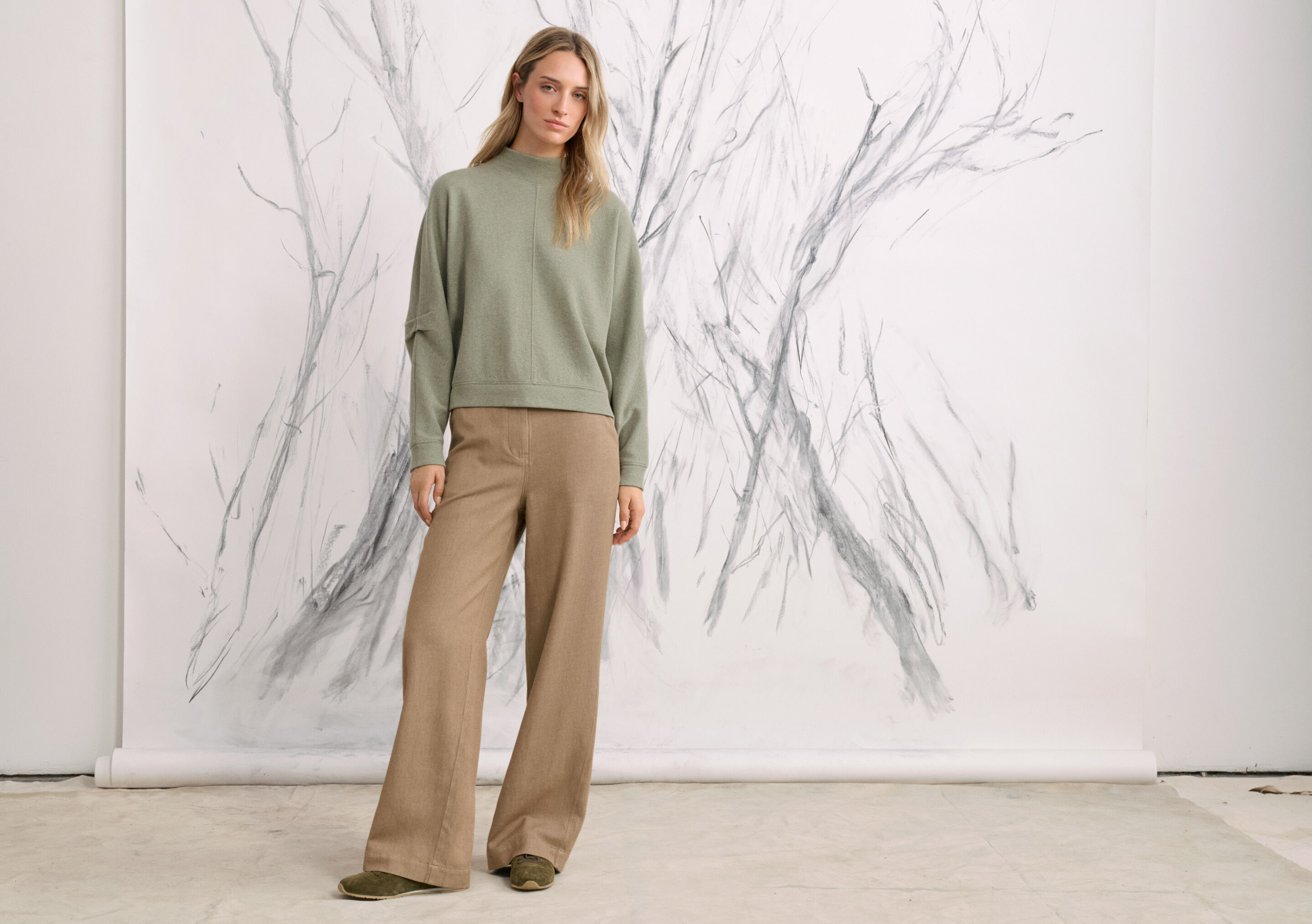 Hose mit geradem Bein
