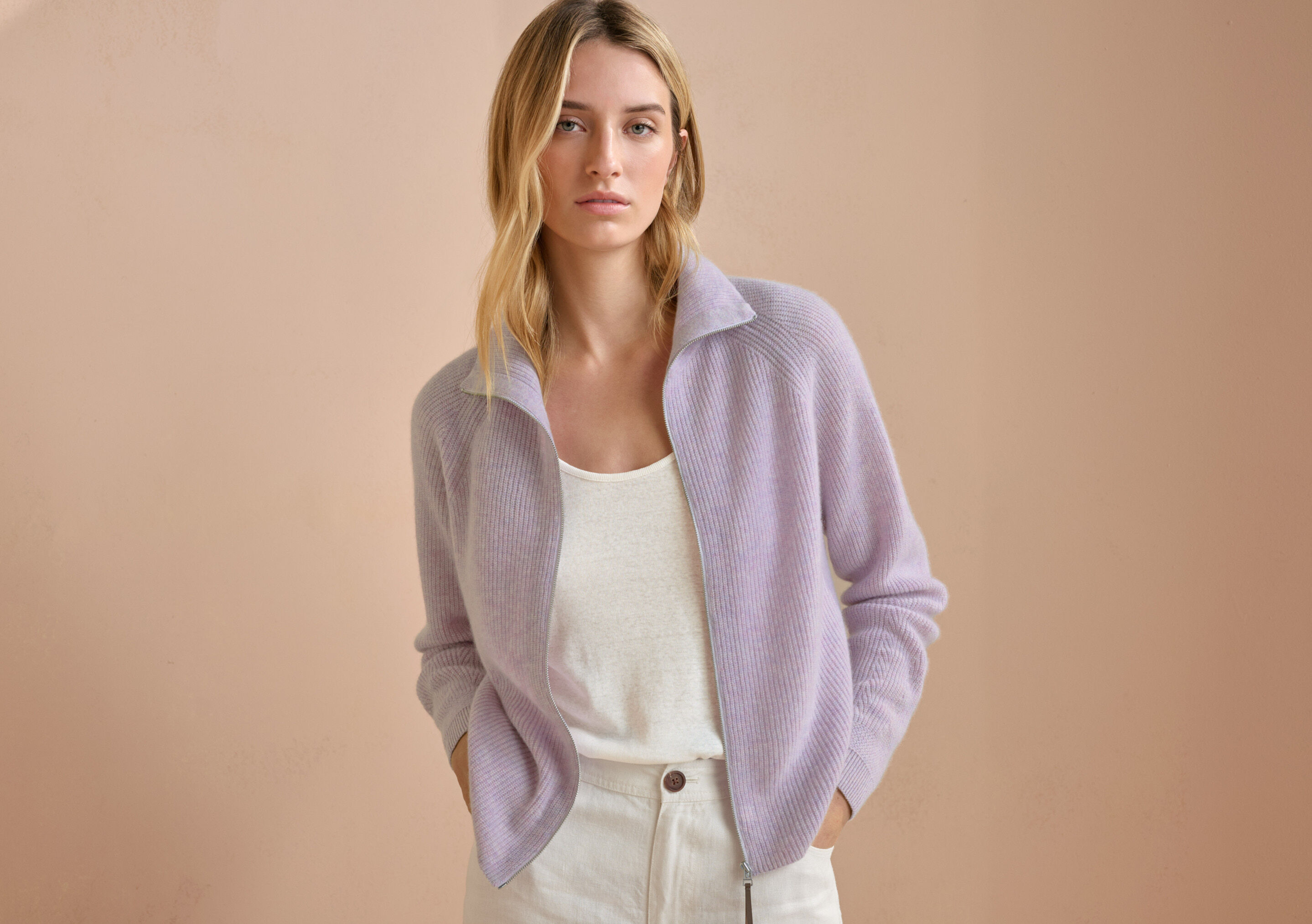 Cardigan mit Rei&szlig;verschluss