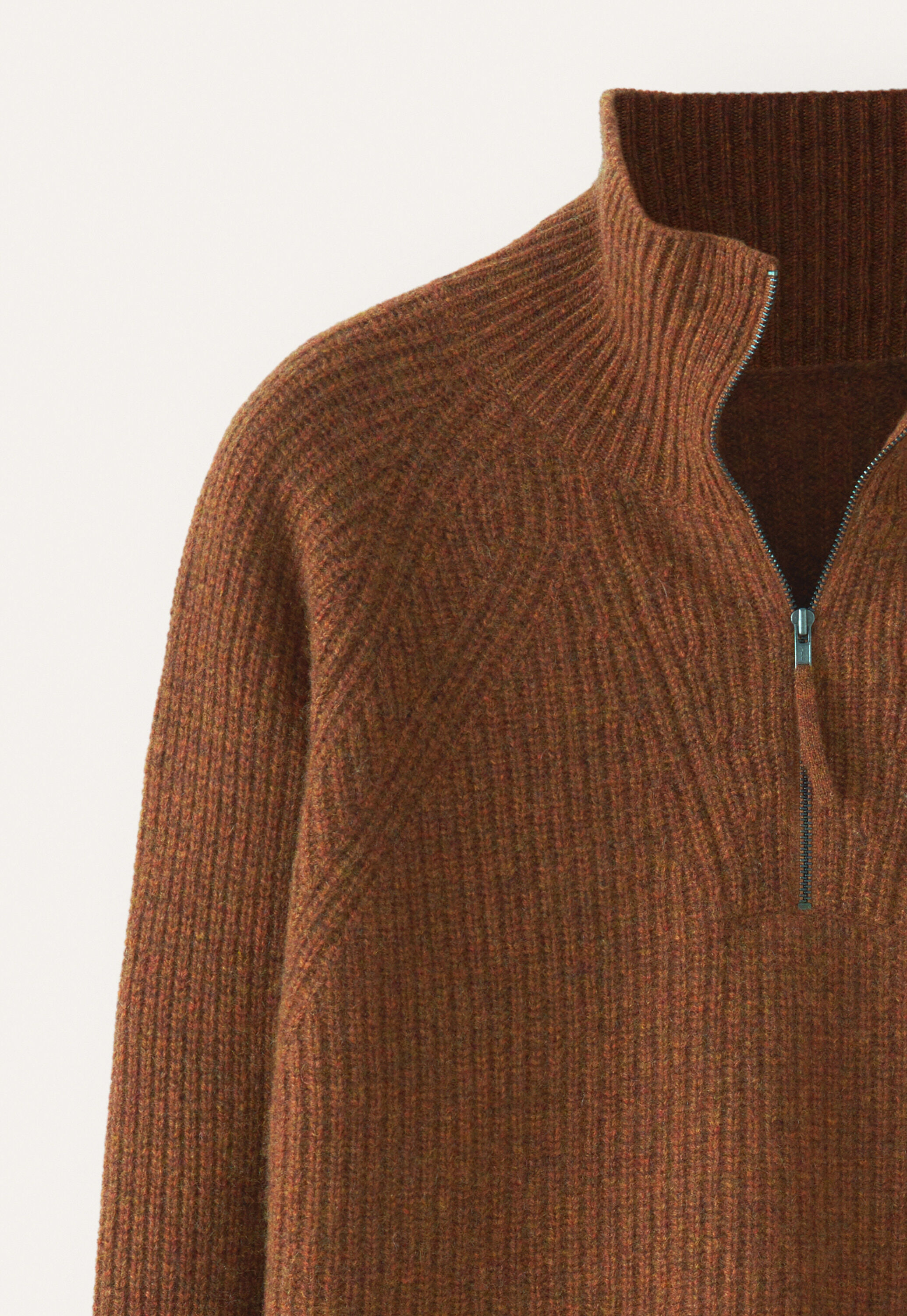Pullover mit Frontrei&szlig;verschluss