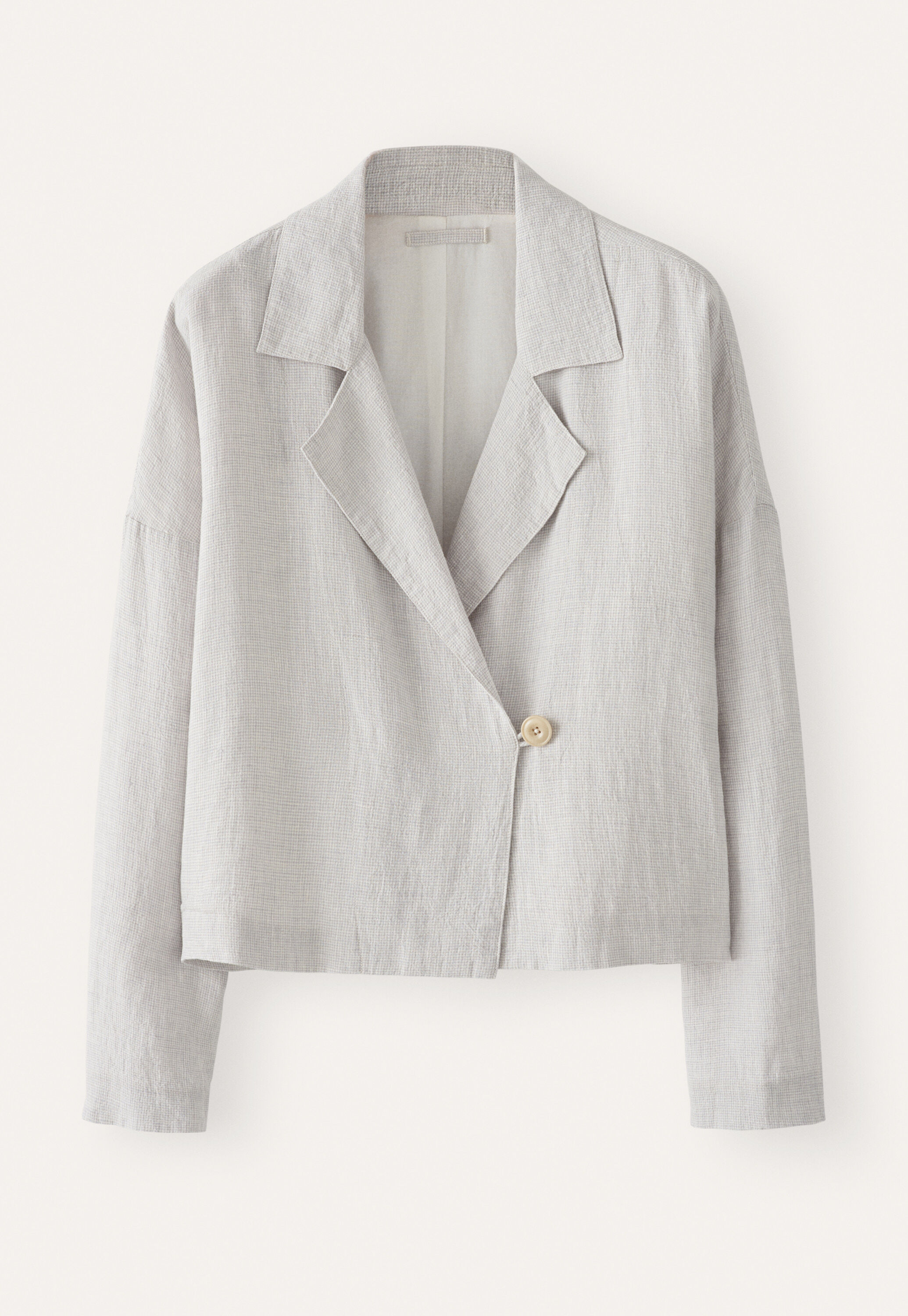 Jacke mit breitem Kragen