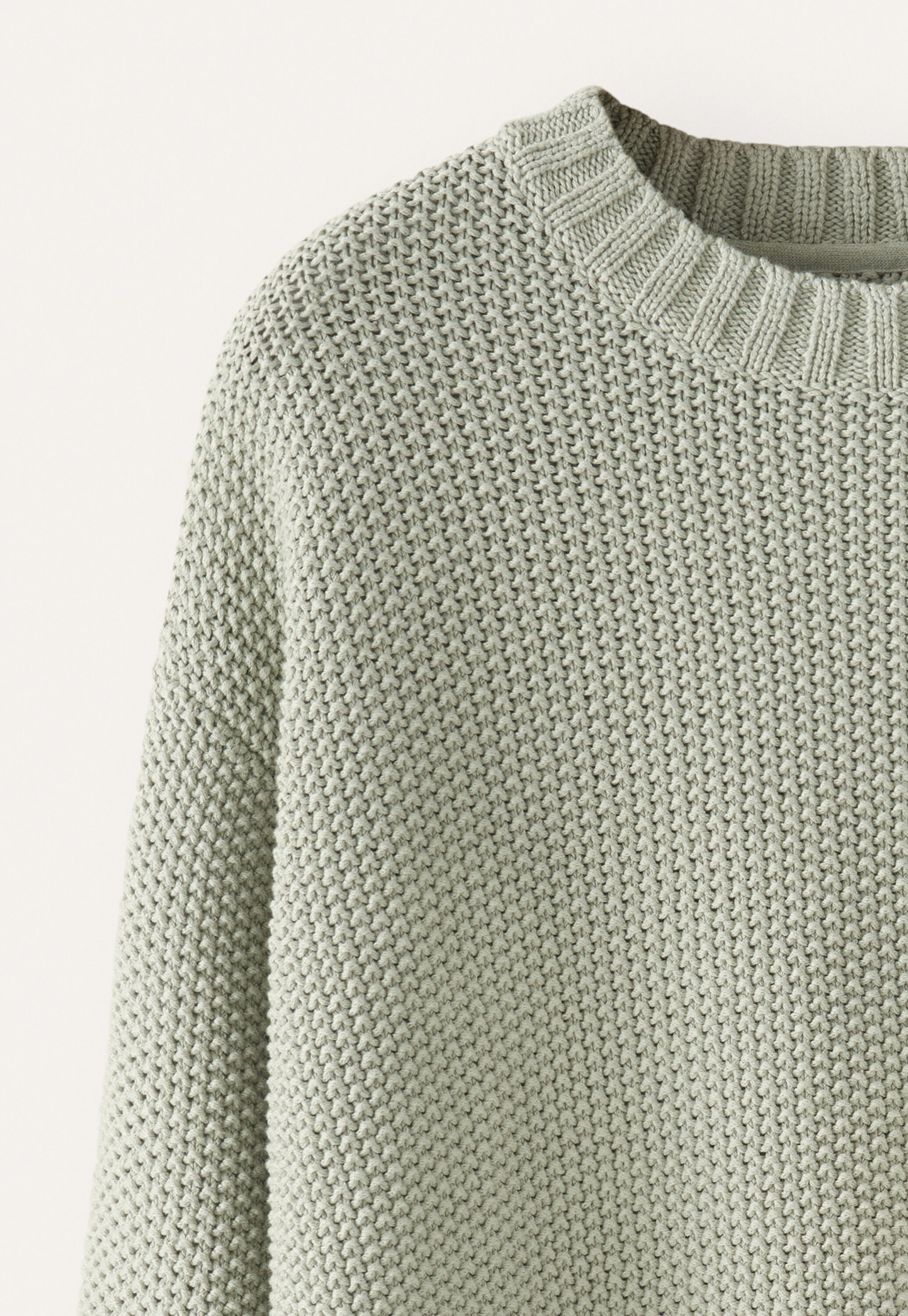 Perlmuster-Pullover
