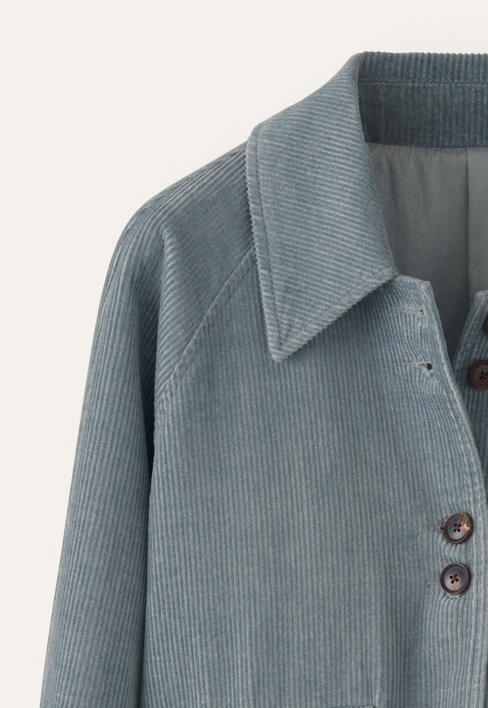 K&uuml;rzere Cordjacke, Enteneiblau, large