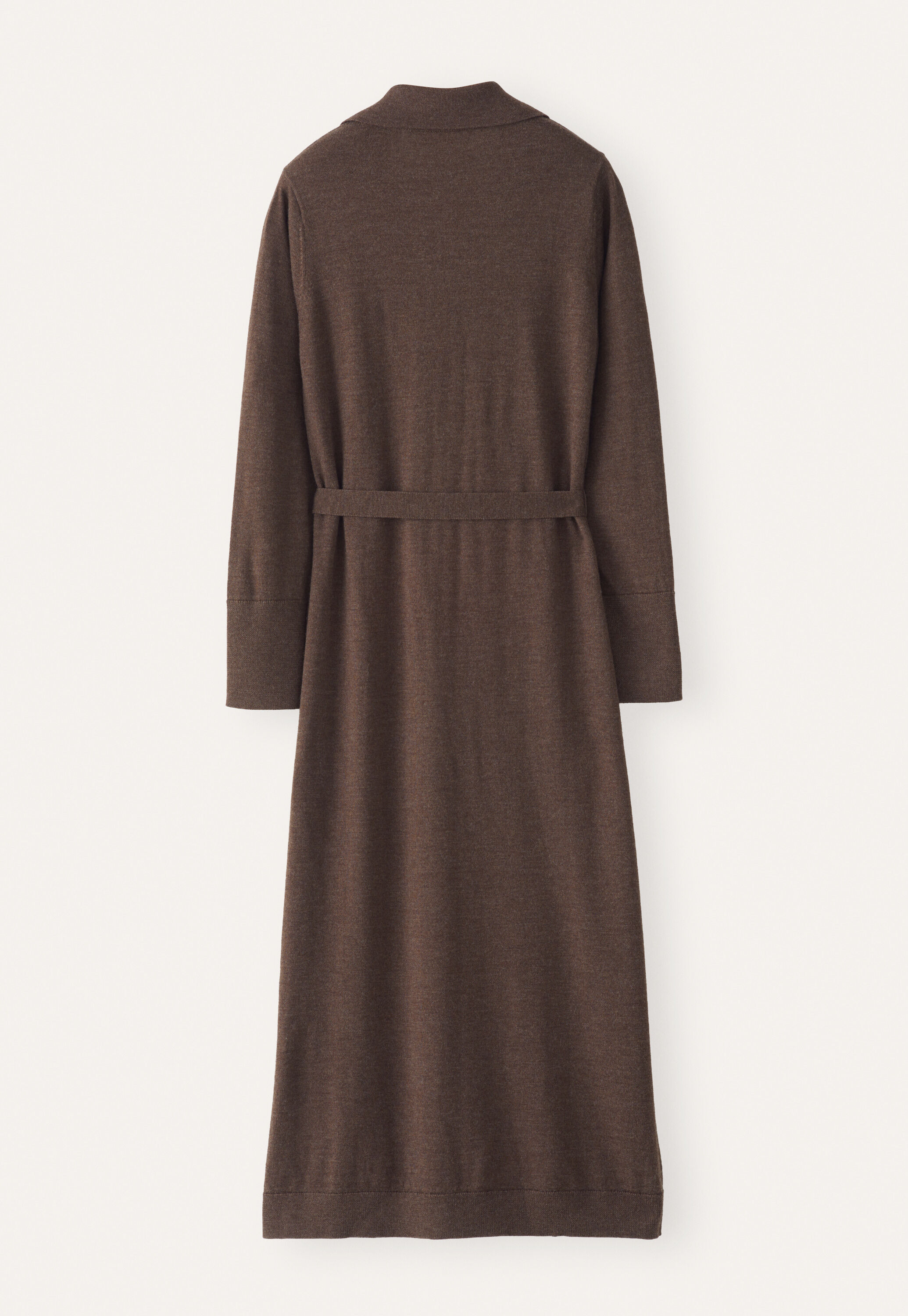 Strickkleid mit Bindeg&uuml;rtel