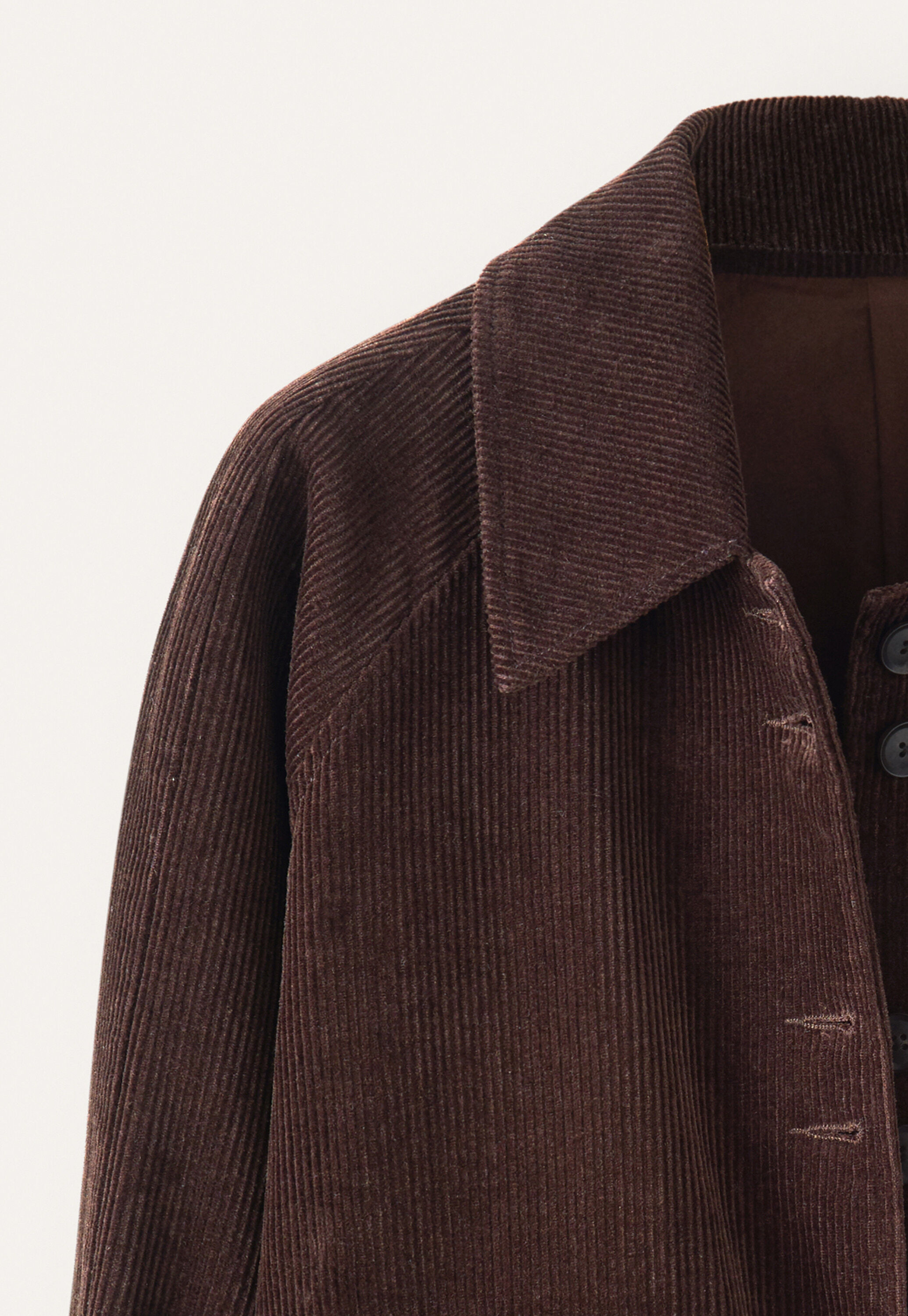 K&uuml;rzere Cordjacke, Dunkle Schokolade, large