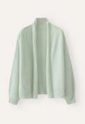 Schalkragen-Cardigan, Zartes Mint, webstill