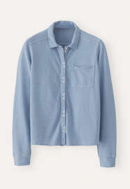 Gestreiftes Shirt, Zartes Indigo, webstill