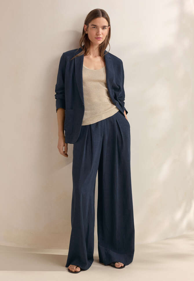 Blazer mit aufgesetzten Taschen, Mitternacht, completeTheLook