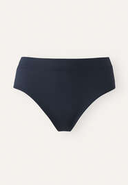 Bikini-Hose, Petrolblau, webstill