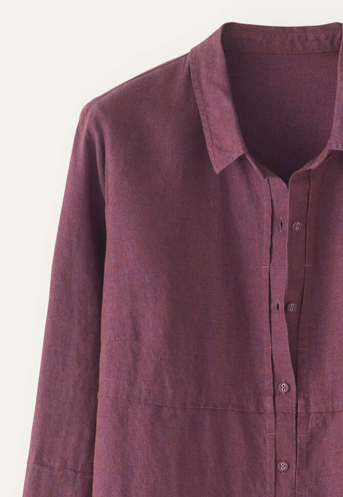 Lange Bluse, Bordeaux, completeTheLook