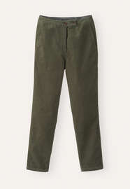 Schmal zulaufende Hose, Khaki, webstill