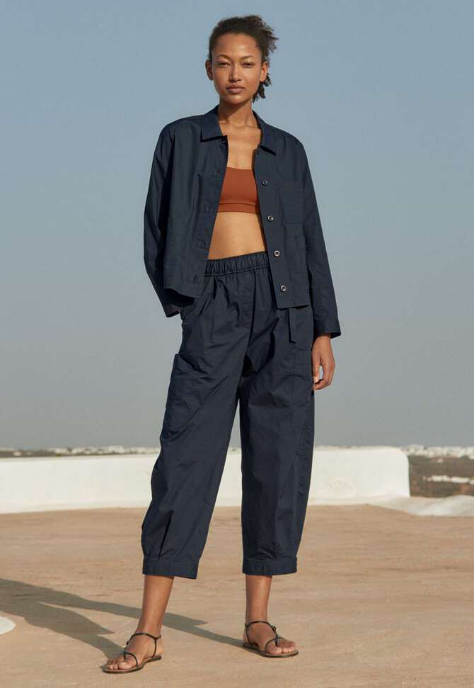K&uuml;rzer geschnittene Schlupfhose, Mitternacht, completeTheLook