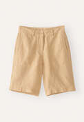 Entspannte Shorts, Weizengelb, webstill