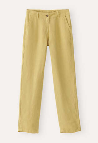 Jeans mit schmalem Bein, Zartes Gold, webstill