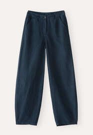 Jeans mit geschwungenen N&auml;hten, Dunkles Aquamarin, webstill