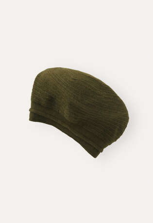 Strick-Barett, Khaki, webstill