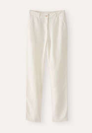 Jeans mit schmalem Bein, Ecru, webstill