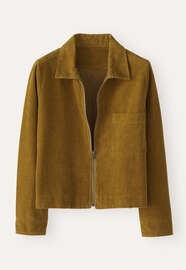 Jacke mit Rei&szlig;verschluss, Flechte, webstill